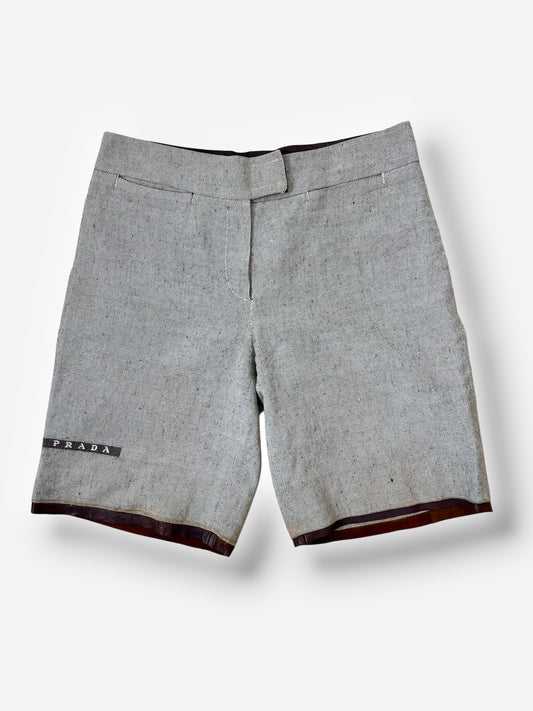 Prada S/S 1999 Runway Linen Shorts