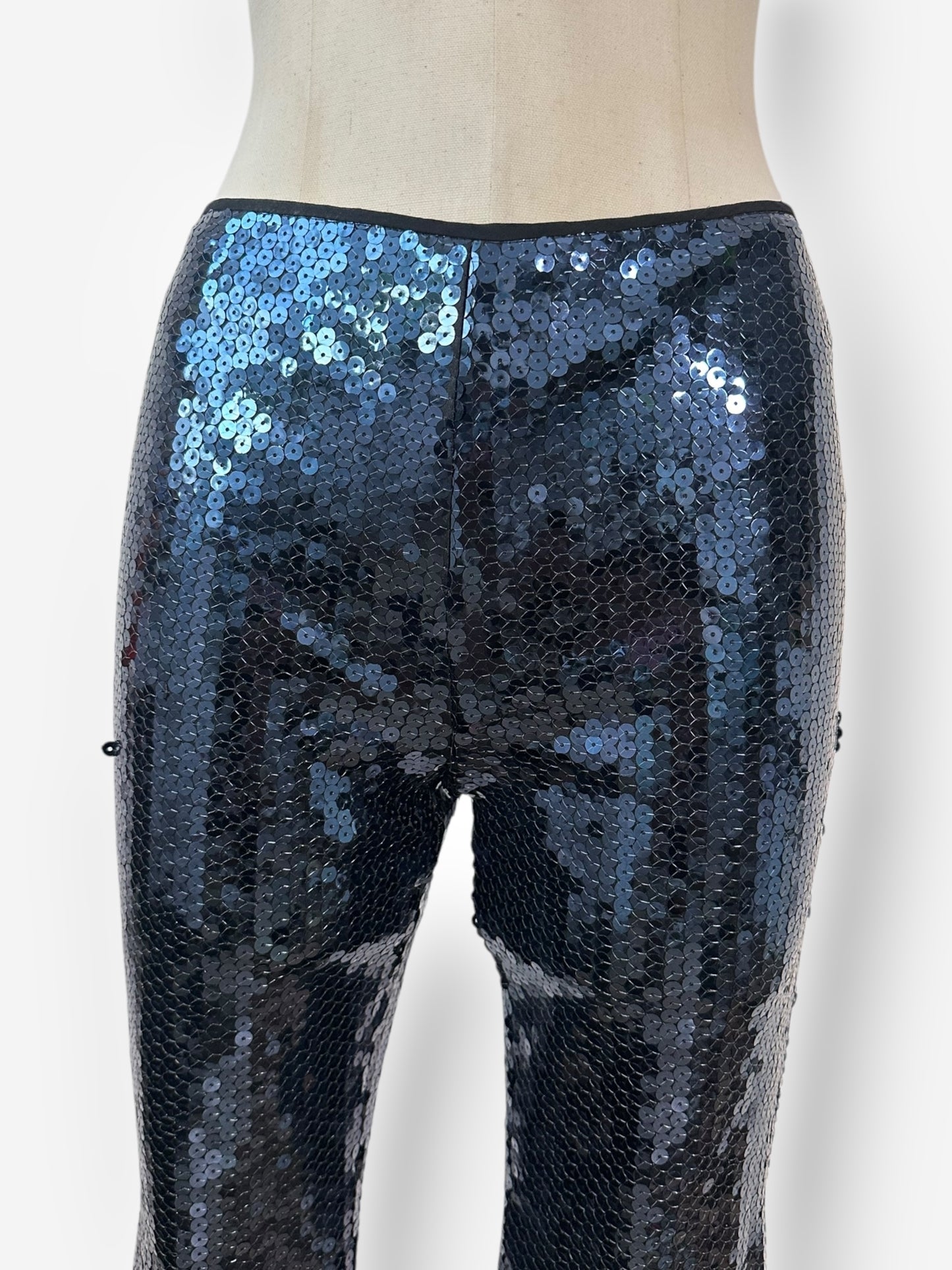 Dolce & Gabbana c1999 sequin pants (dark blue)