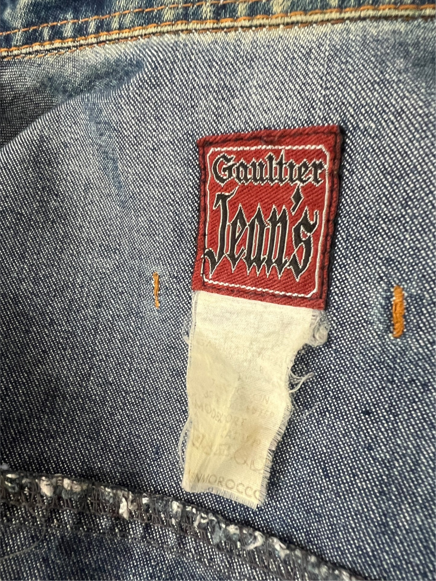 Jean Paul Gaultier Cropped Denim Top, 1990s