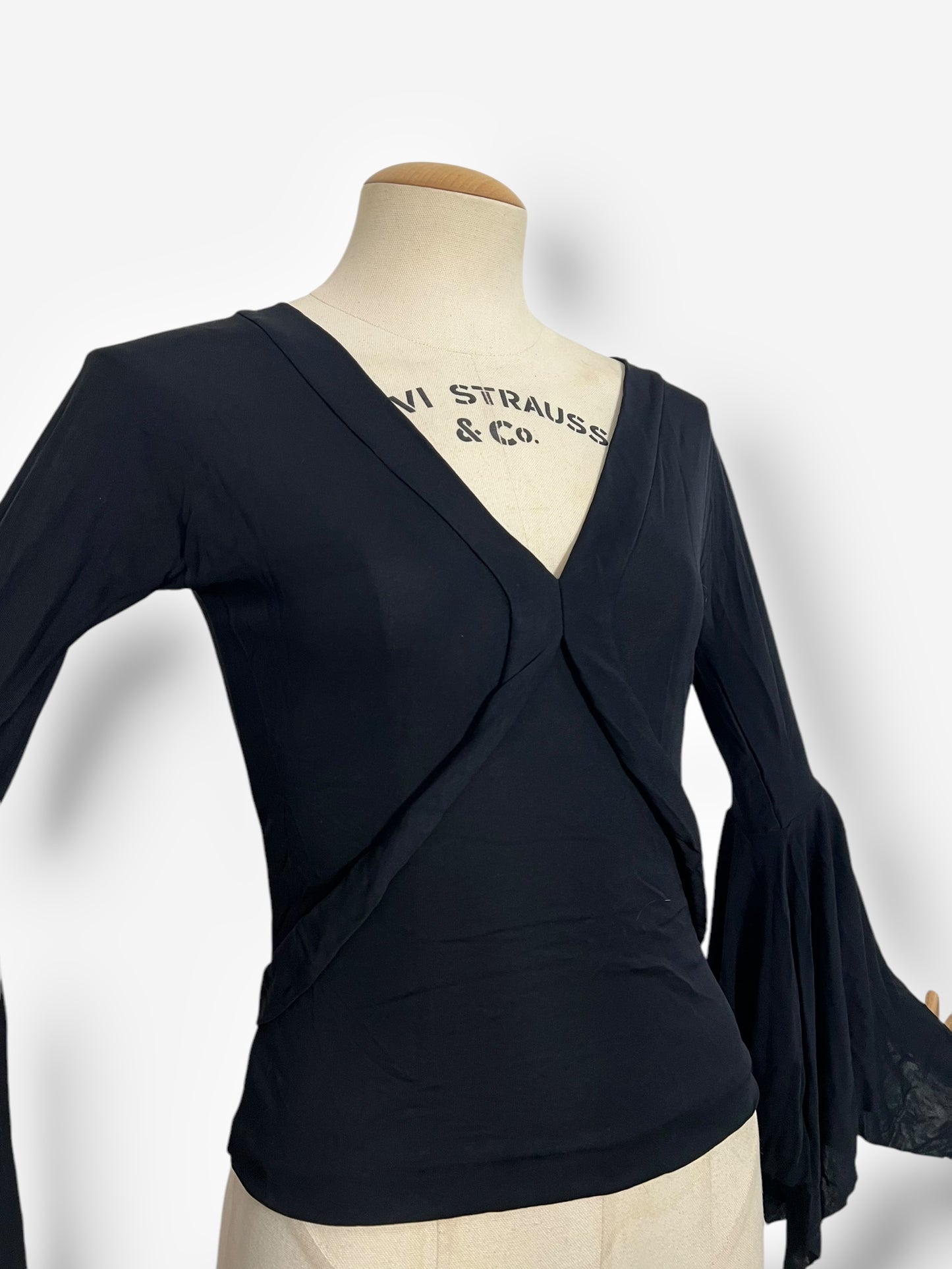 Yves Saint Laurent, 2003, Tom Ford Era Bell Sleeve Top