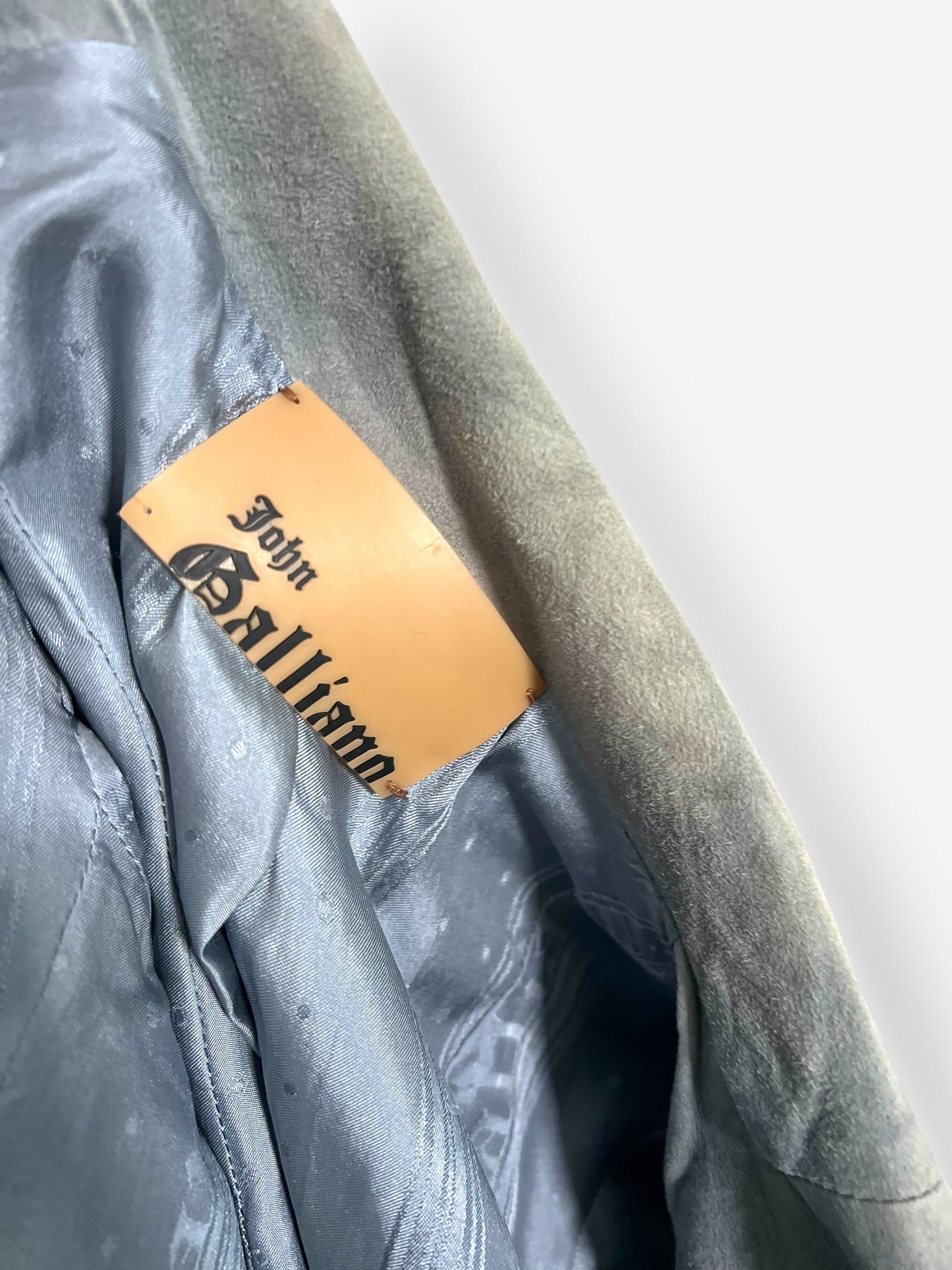 John Galliano, 2003, Suede Leather cargo Jacket and Pants