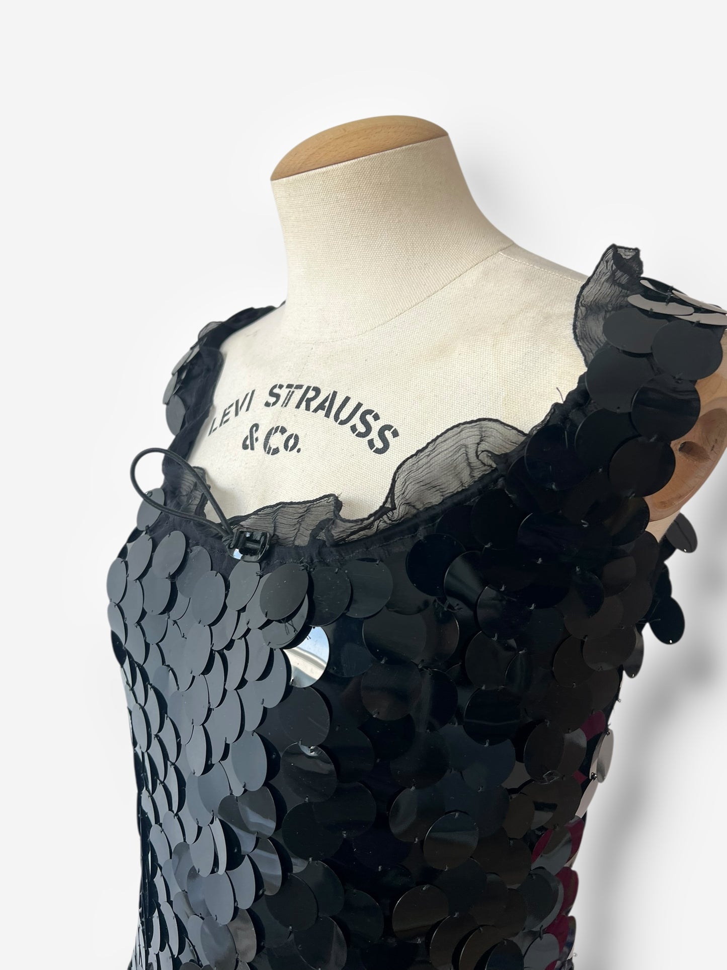 Prada by Miuccia Prada Paillette Dress, Circa 1999