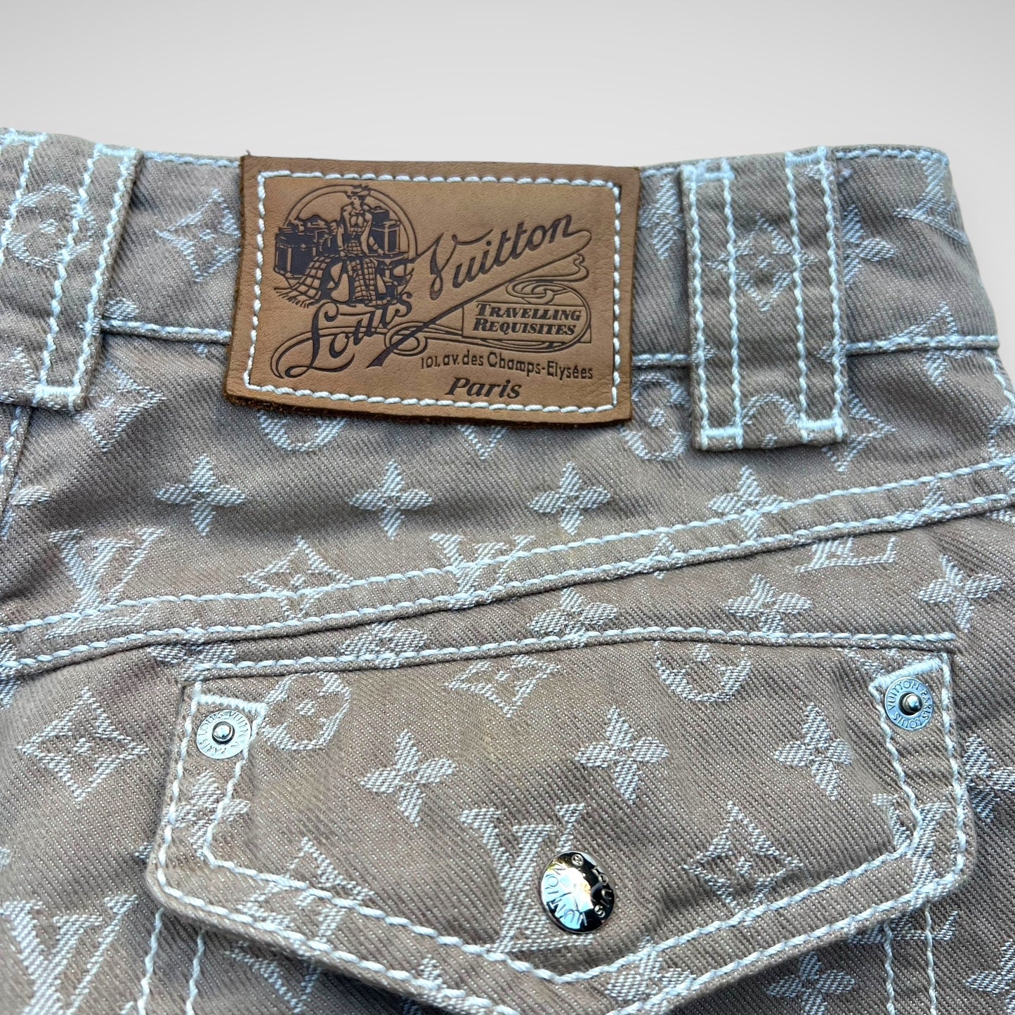 Louis Vuitton vintage monogram jeans