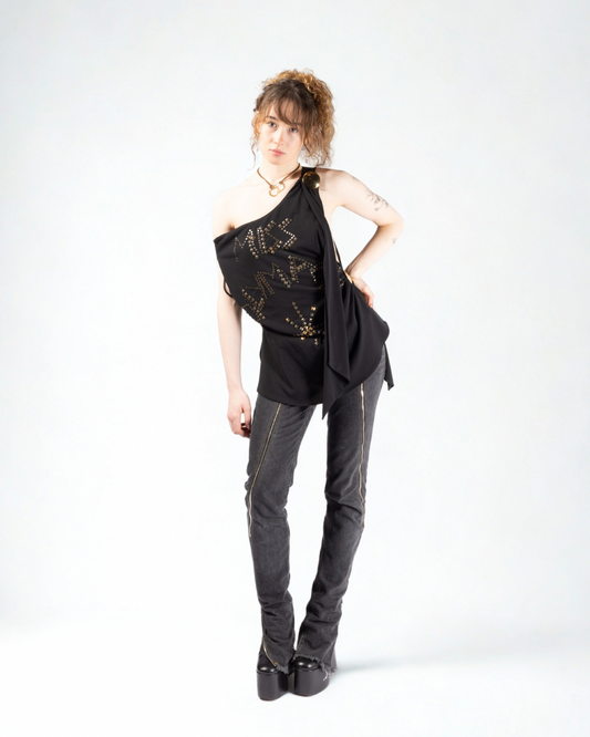 Dolce & Gabbana Spring/Summer 2003 Denim Zip-Up Pants