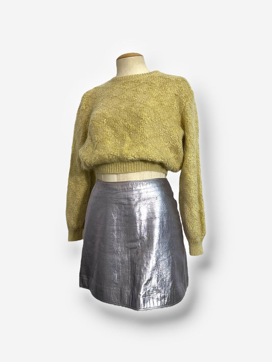 Versace, Fall/Winter 1994 Two-Piece leather knit Ensemble