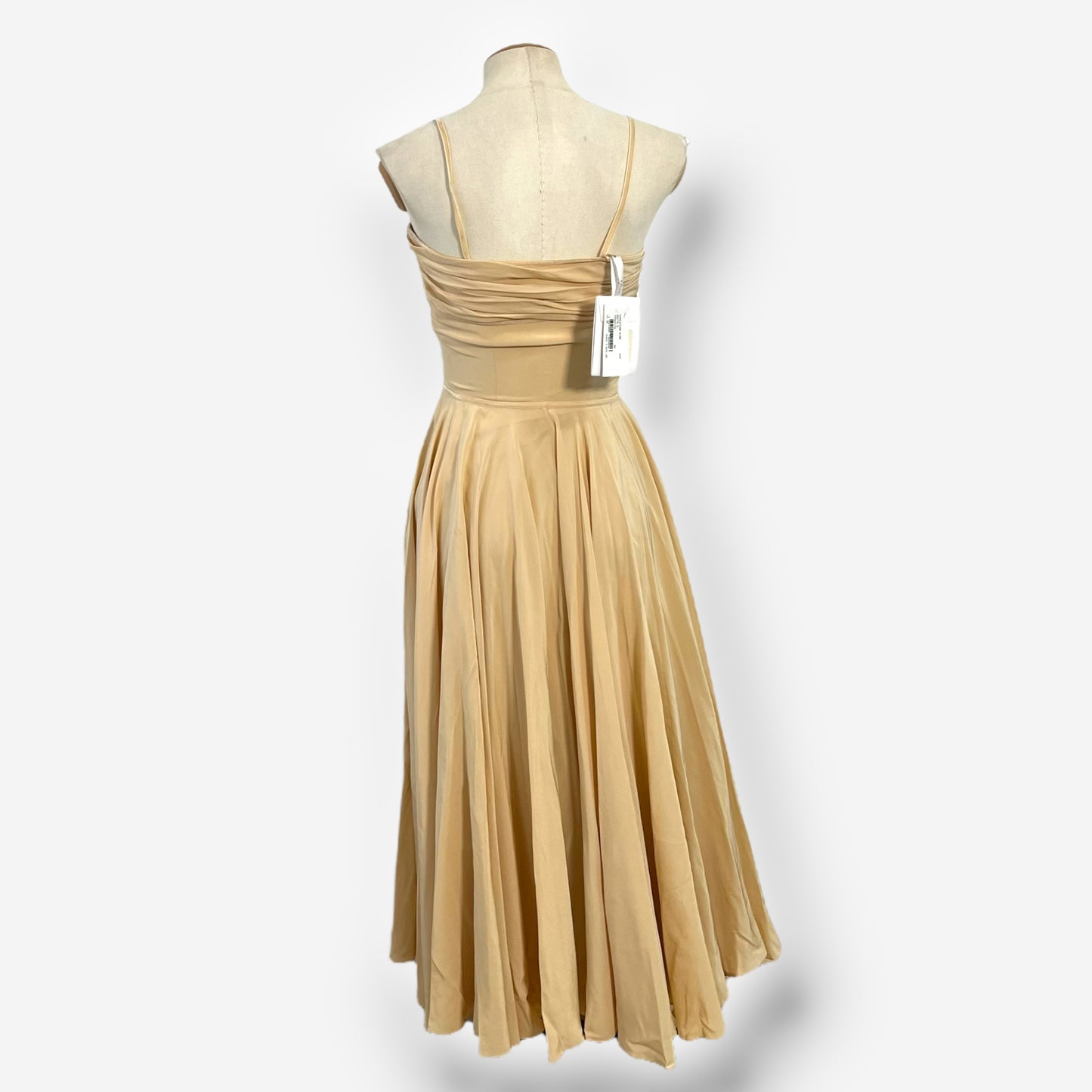 Christian Dior by John Galliano, Nude Silk Midi Dress, 2006