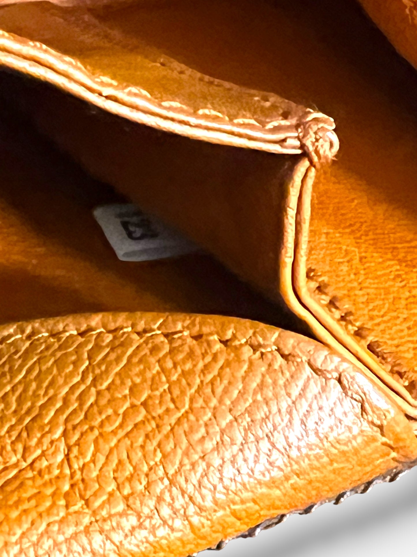 Prada 90s Brown Suede Eyelet Frame Bag