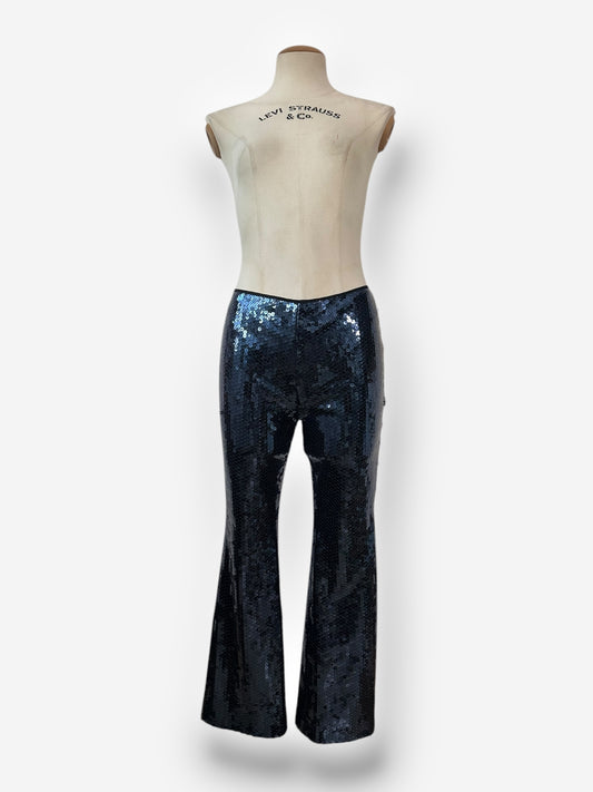 Dolce & Gabbana c1999 sequin pants (dark blue)