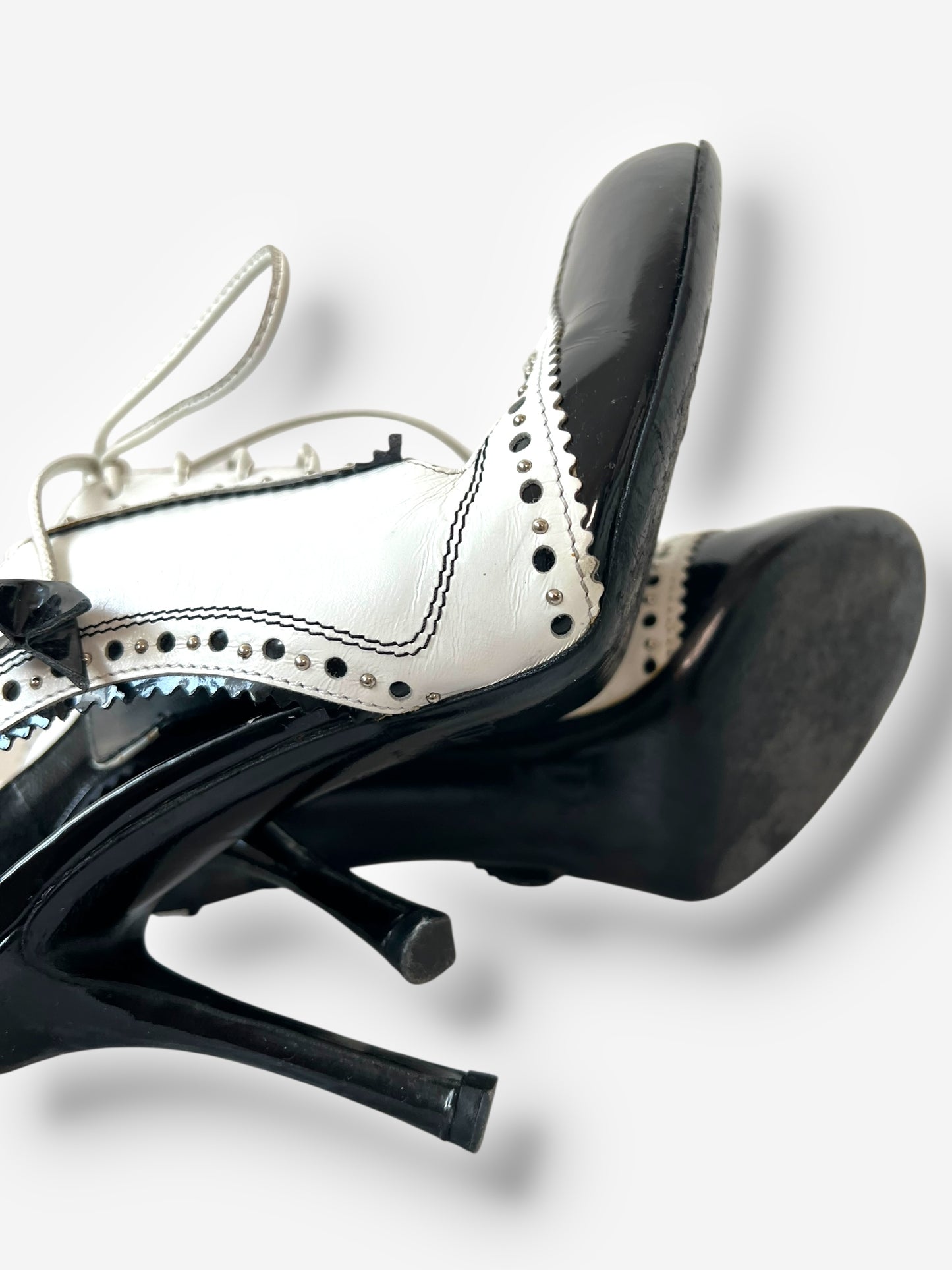 Christian Dior by John Galliano 2004 Spectator Patent Leather Pumps
