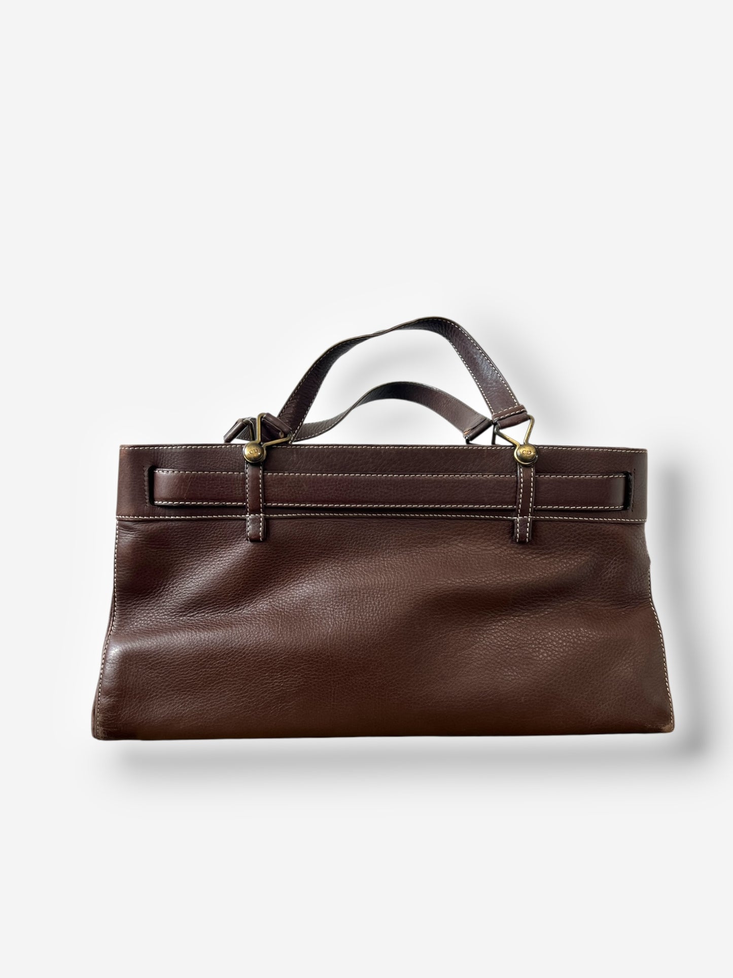 Christian Dior by John Galliano Leather Jeans Pocket Tote, 2001
