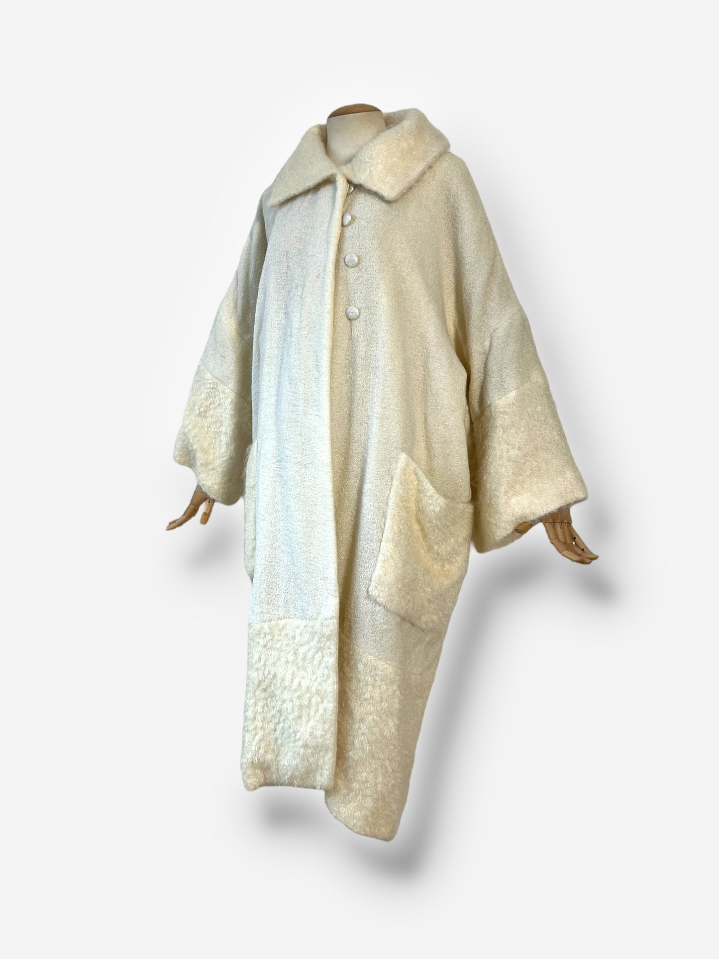 Dior by John Galliano 1999 Mohair and wool Fall Winter coat