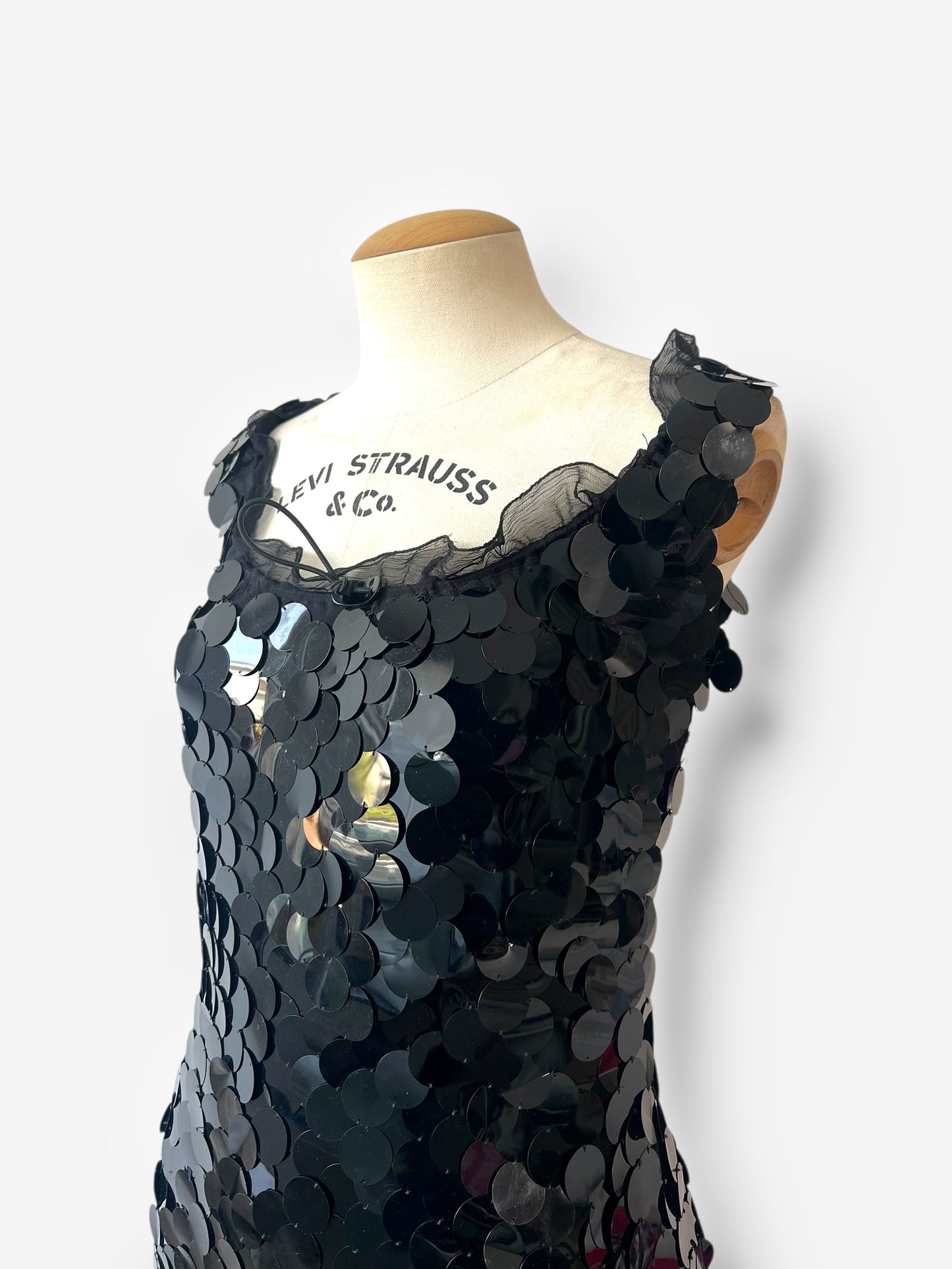 Prada by Miuccia Prada Paillette Dress, Circa 1999