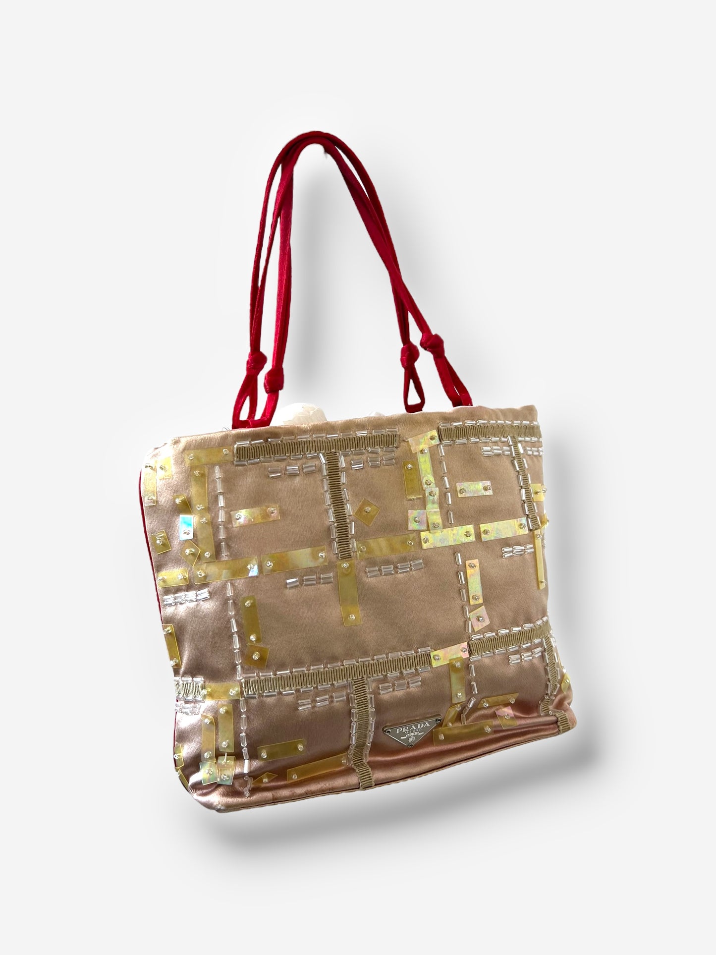 Prada Vintage Beaded Mini Top Handle Bag