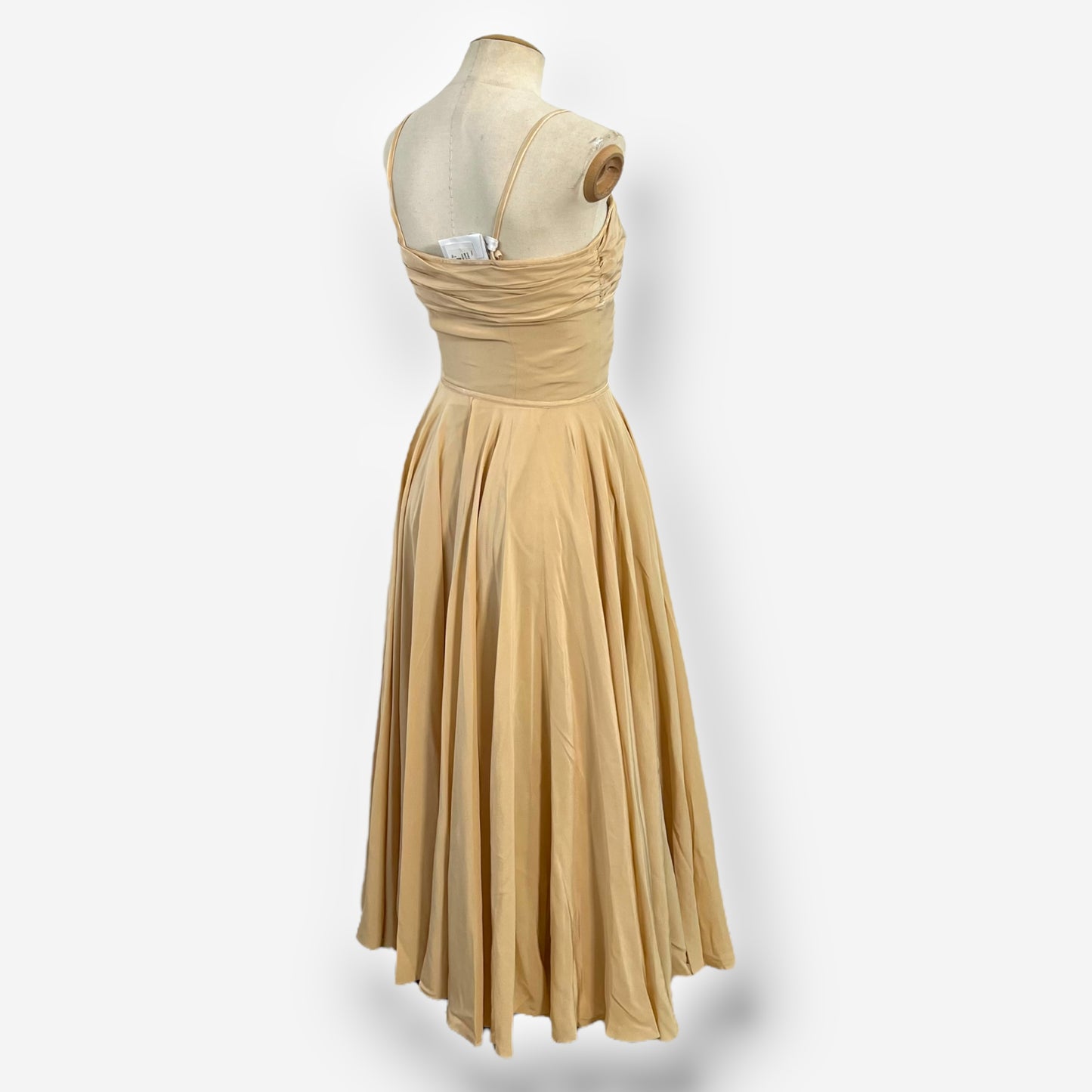 Christian Dior by John Galliano, Nude Silk Midi Dress, 2006
