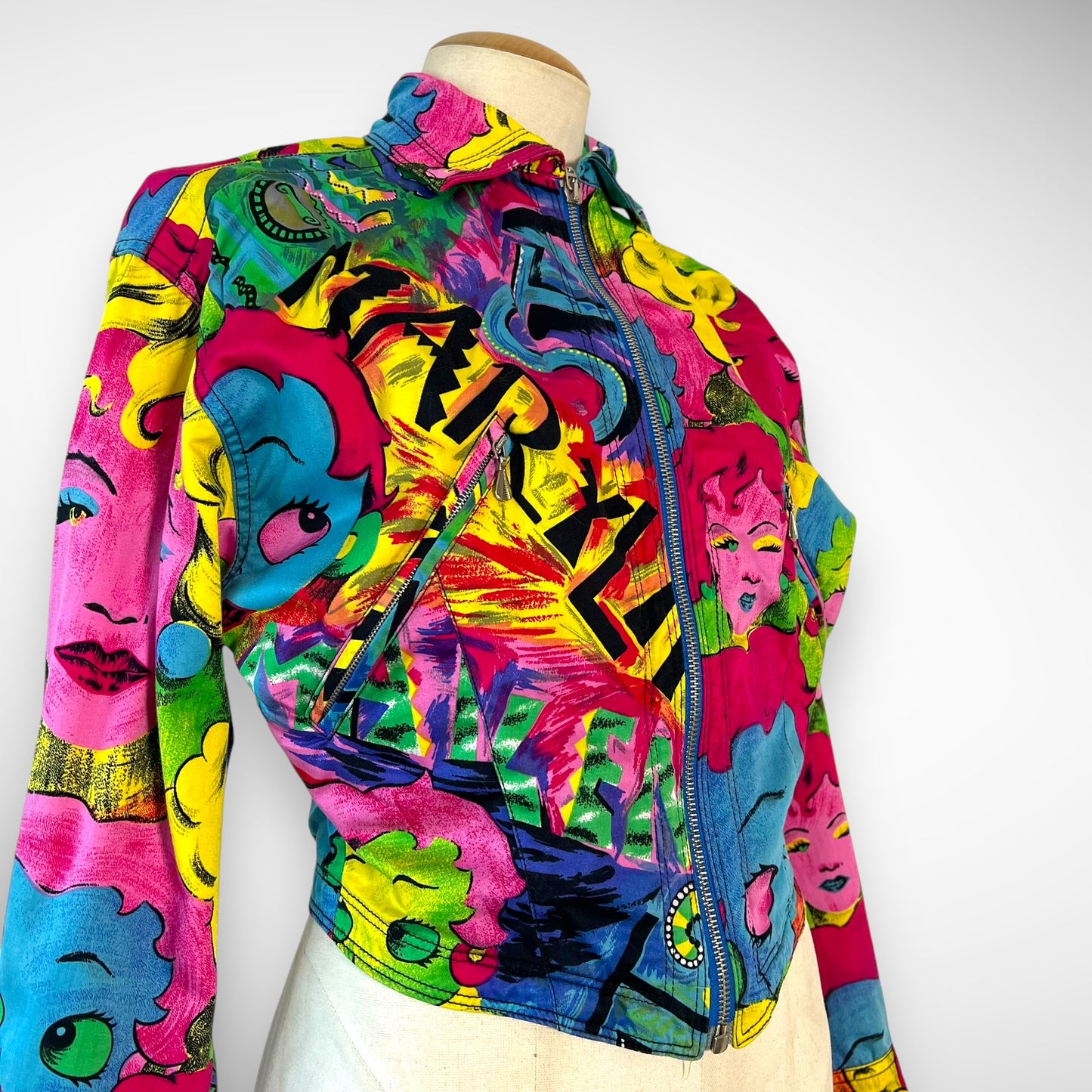 Gianni Versace Jeans Couture MARILYN Monroe / BETTY Boop bomber jacket
