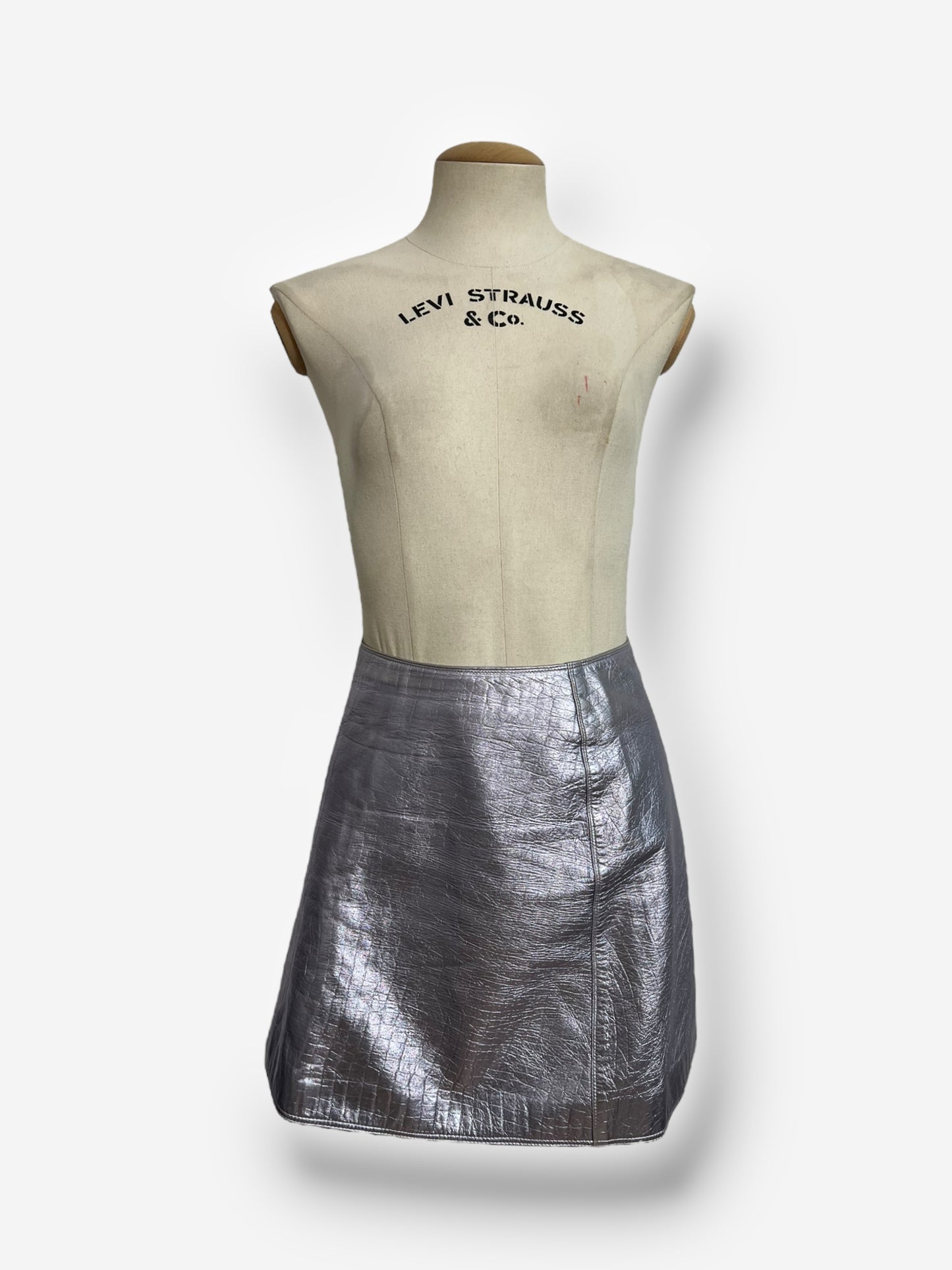 Versace, Fall/Winter 1994 Two-Piece leather knit Ensemble