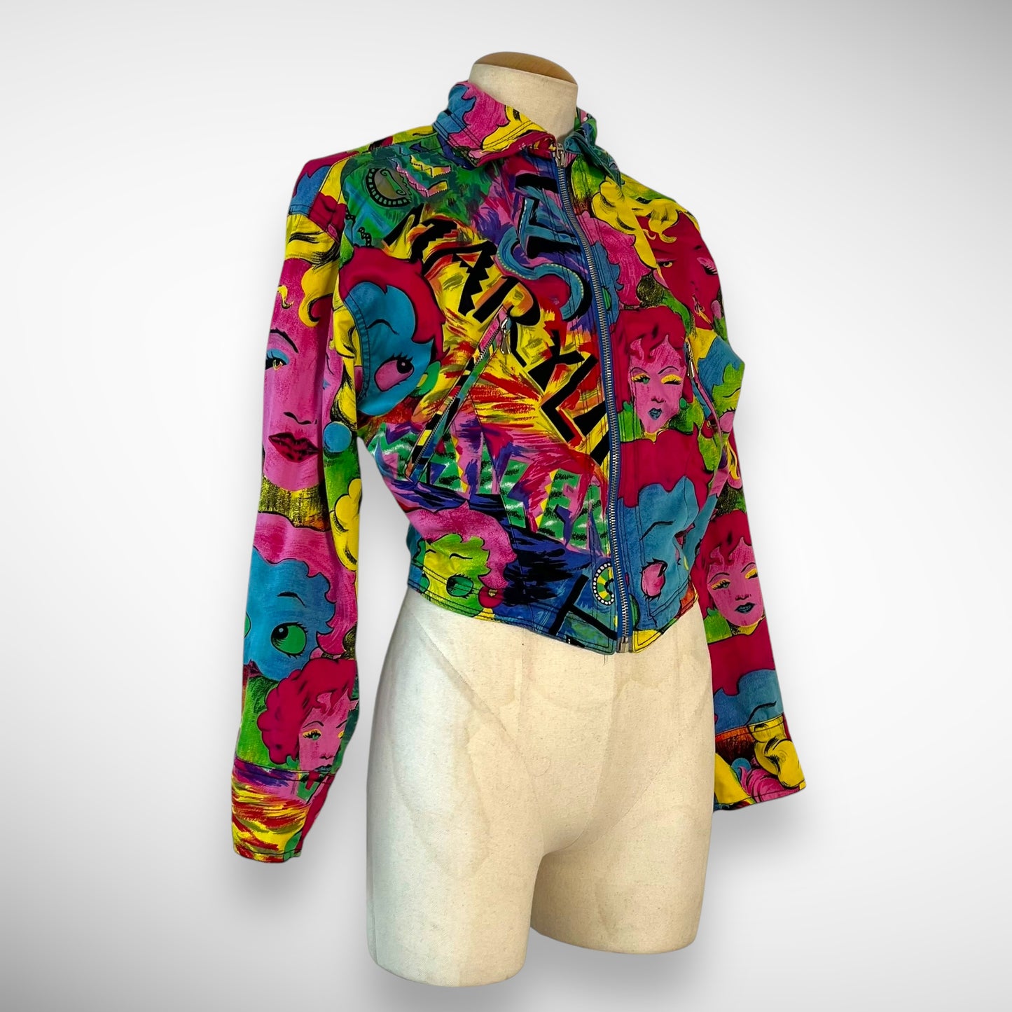 Gianni Versace Jeans Couture MARILYN Monroe / BETTY Boop bomber jacket