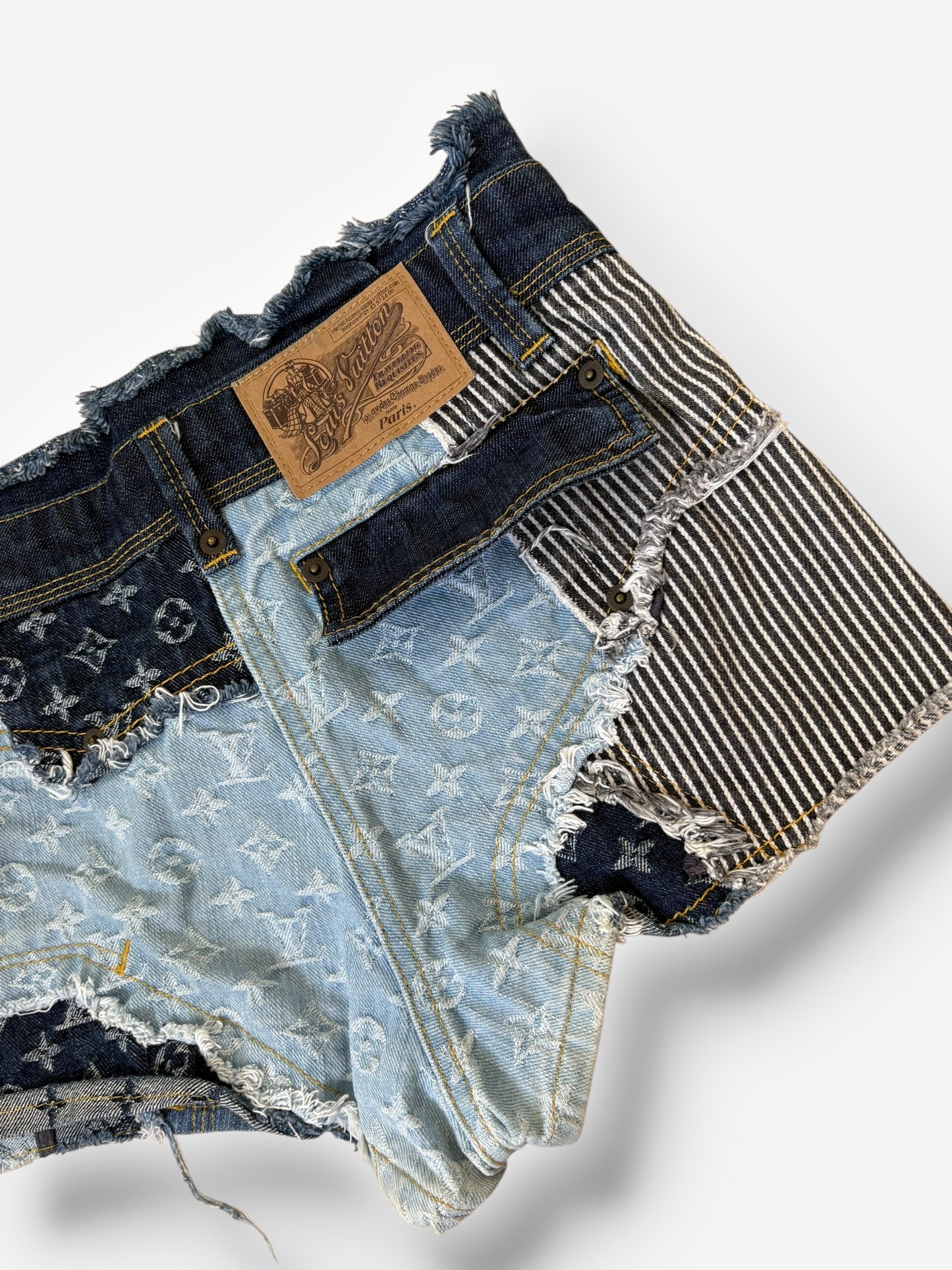 Louis Vuitton Patchwork Denim Shorts, 2007