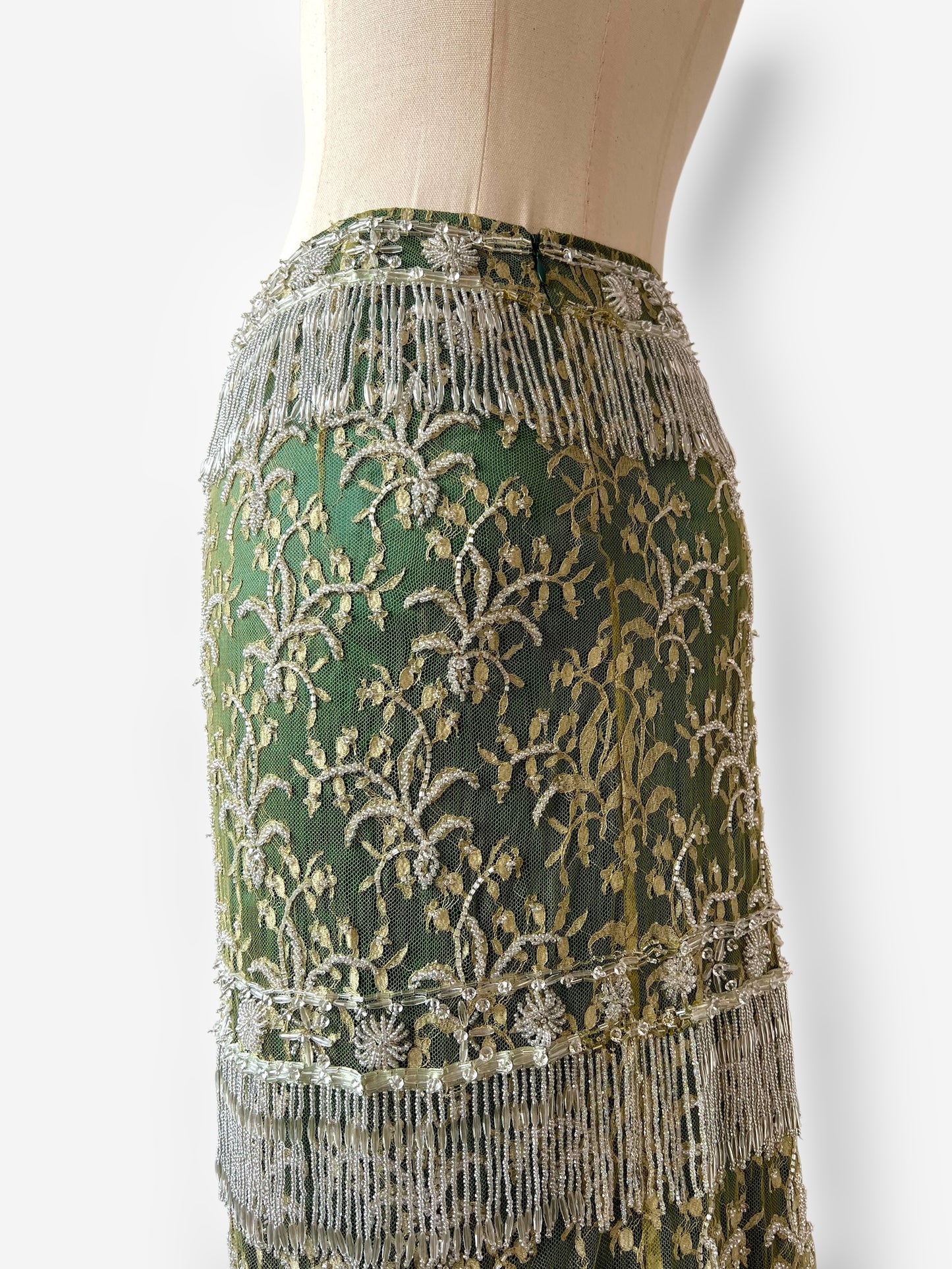 Dolce & Gabbana 1990s Couture Hand-Embroidered Skirt, Circa 1999