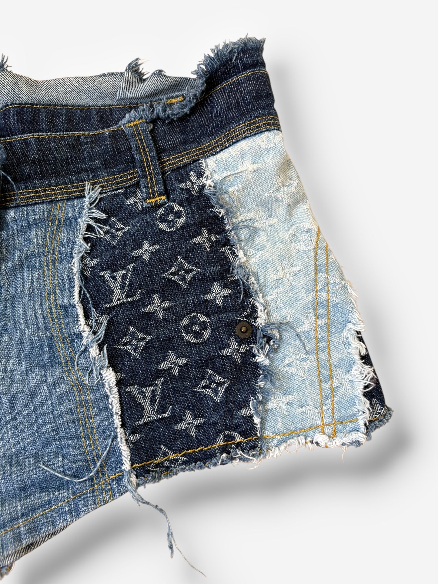 Louis Vuitton Patchwork Denim Shorts, 2007