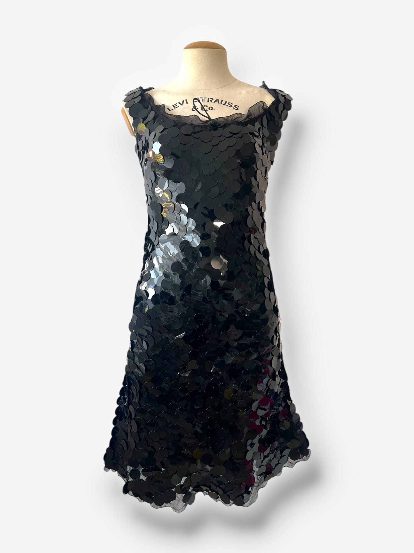 Prada by Miuccia Prada Paillette Dress, Circa 1999
