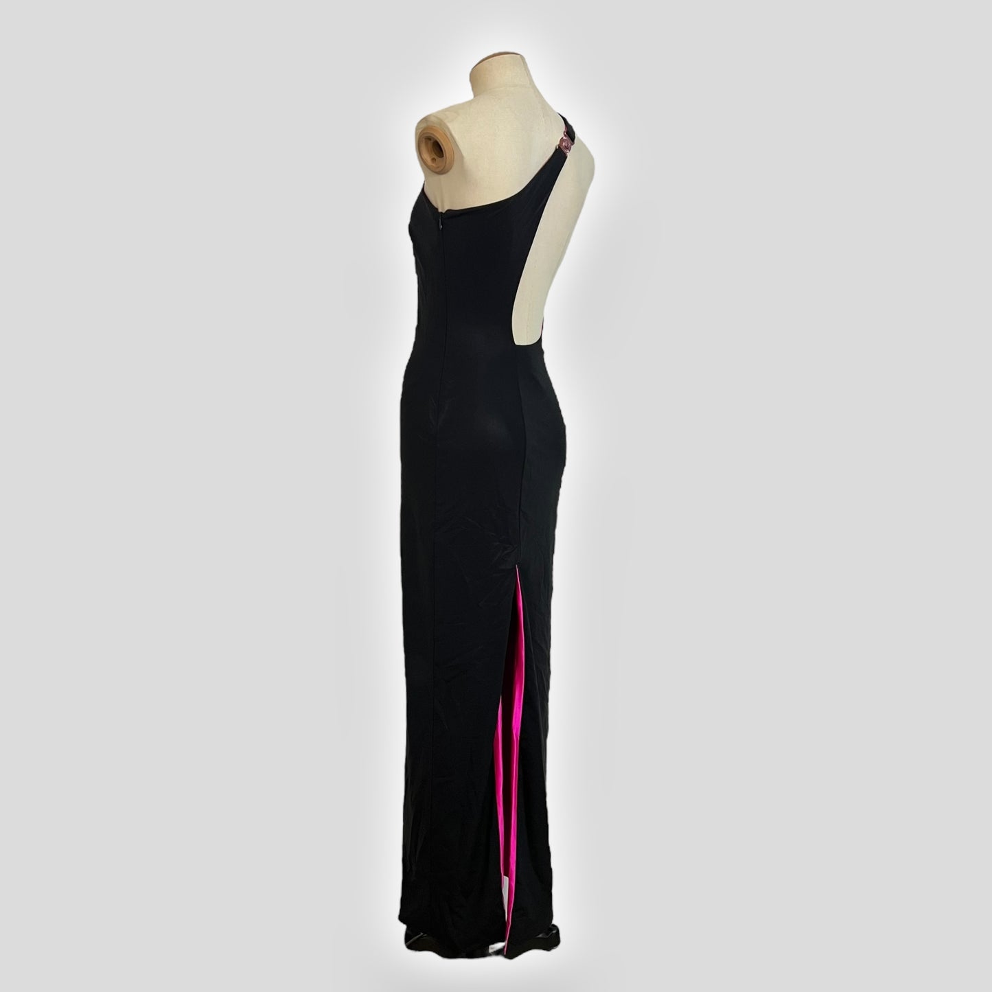 Gianni Versace S/S 1998 Runway Vintage Look Cutout Evening Gown