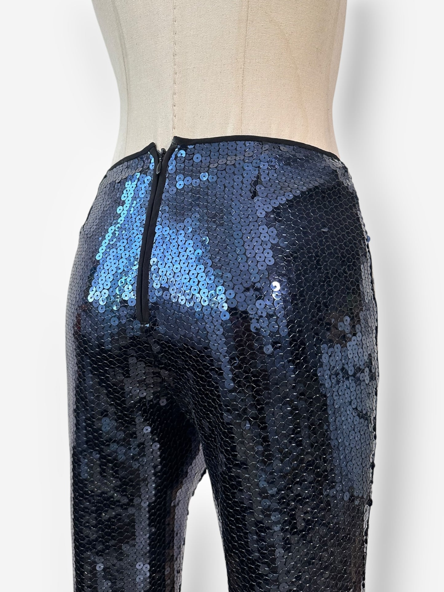Dolce & Gabbana c1999 sequin pants (dark blue)
