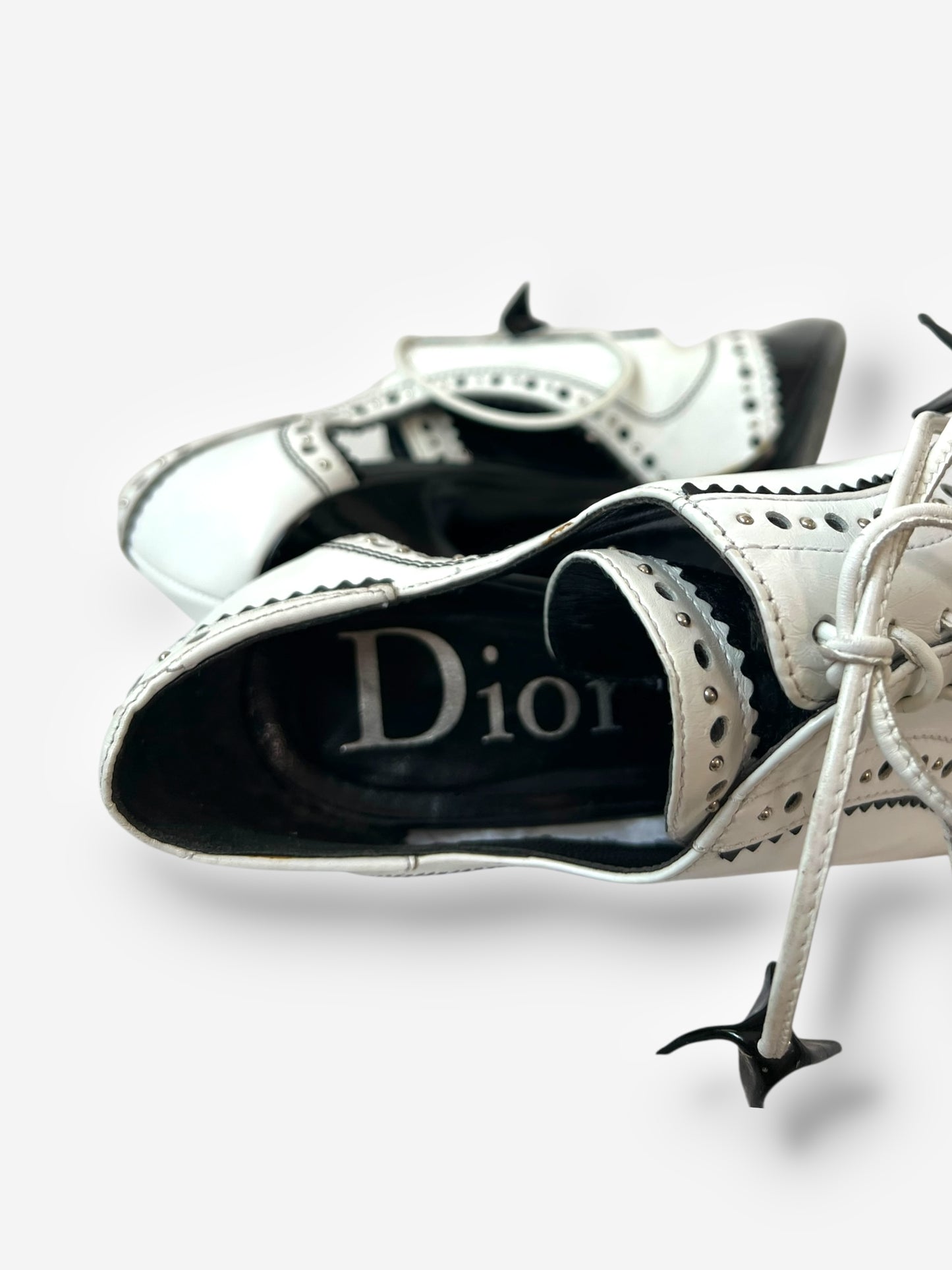 Christian Dior by John Galliano 2004 Spectator Patent Leather Pumps