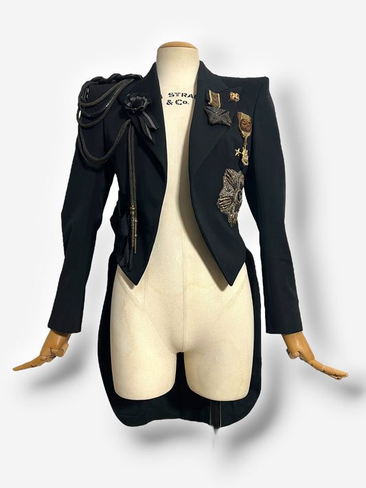 Balmain Embellished Wool Tailcoat by Christophe Decarnin, Spring/Summer 2010