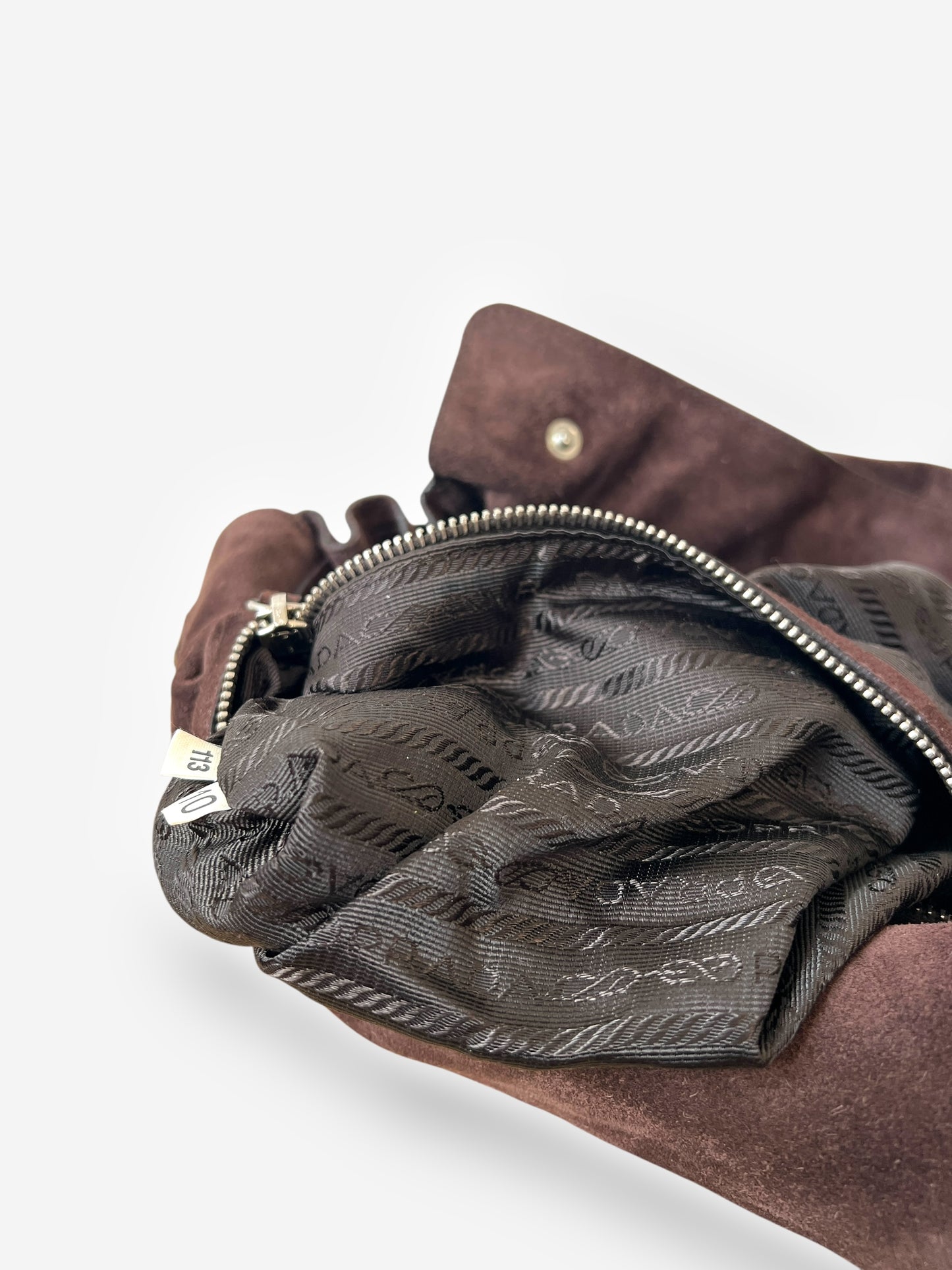 Prada Suede Camoscio Easy Shoulder Bag, 2000s