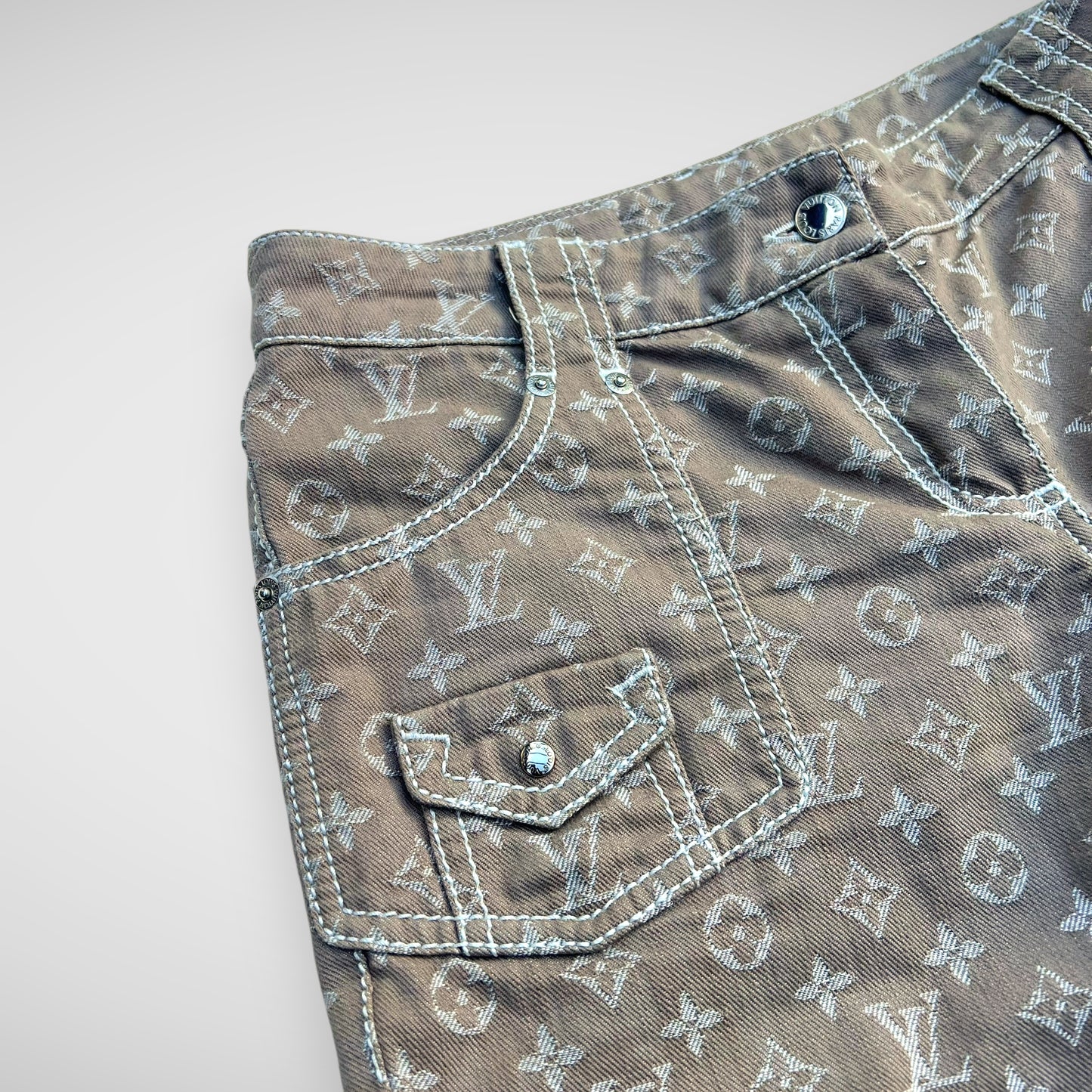 Louis Vuitton vintage monogram jeans