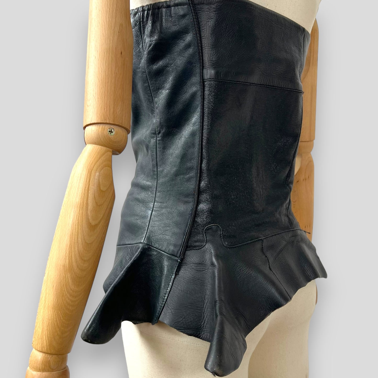 Maison Martin Margiela Corset 2004-2005 FW artisanal boots leather corset