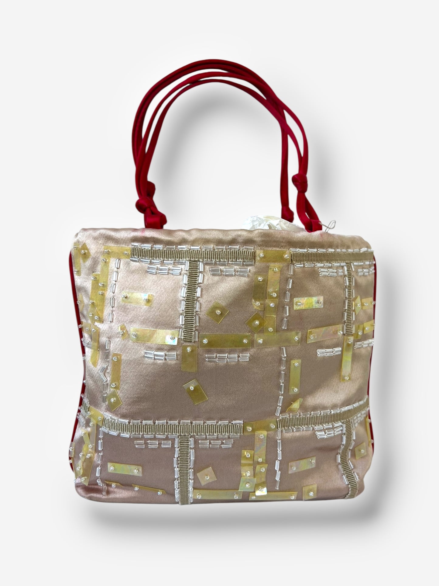 Prada Vintage Beaded Mini Top Handle Bag