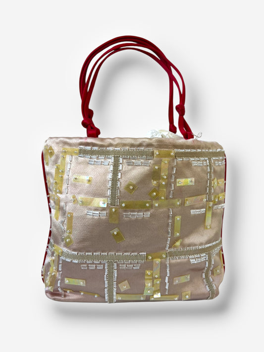 Prada Vintage Beaded Mini Top Handle Bag