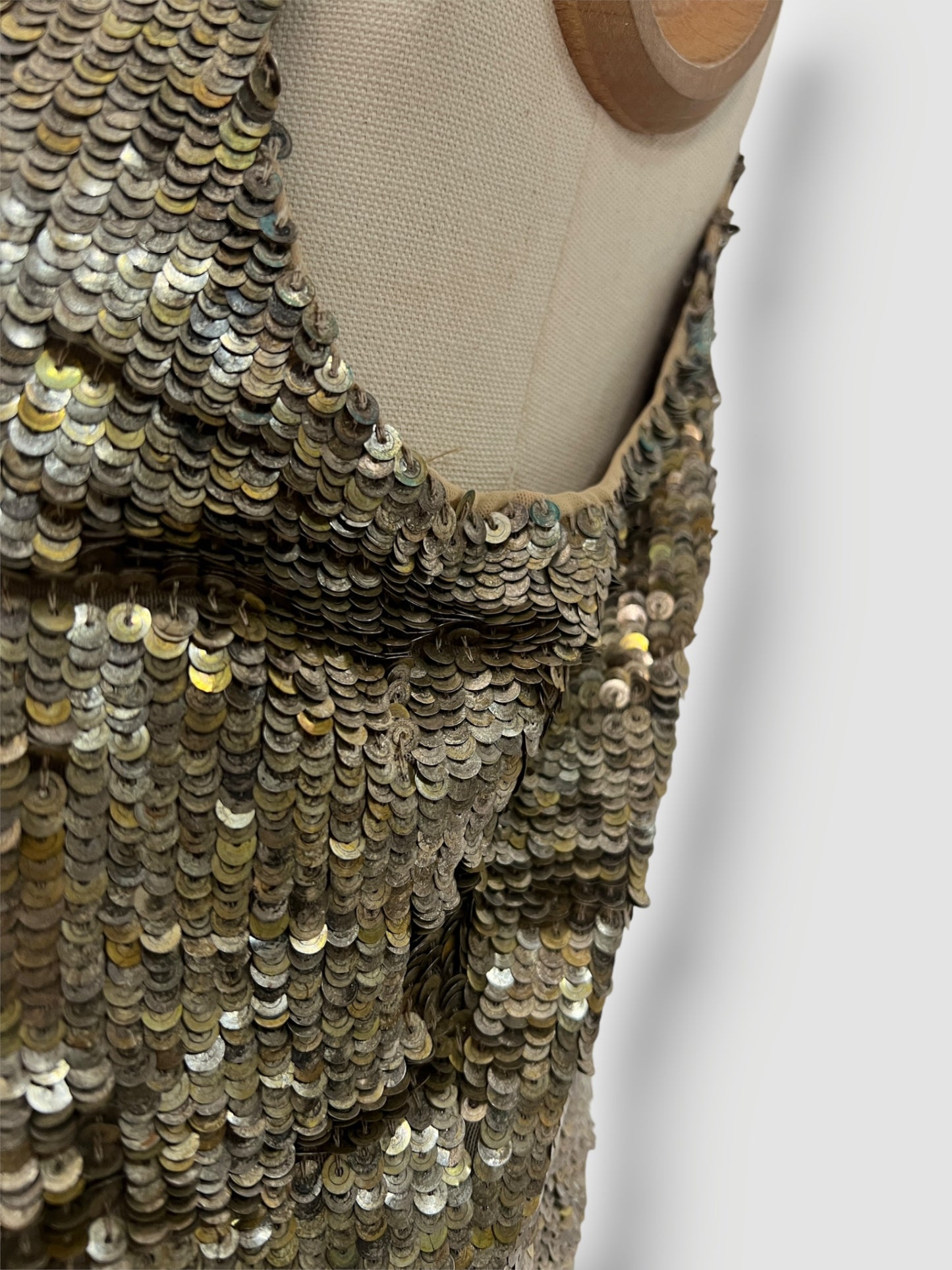 Alexander McQueen Metallic Sequin Tank Top, Spring/Summer 2003