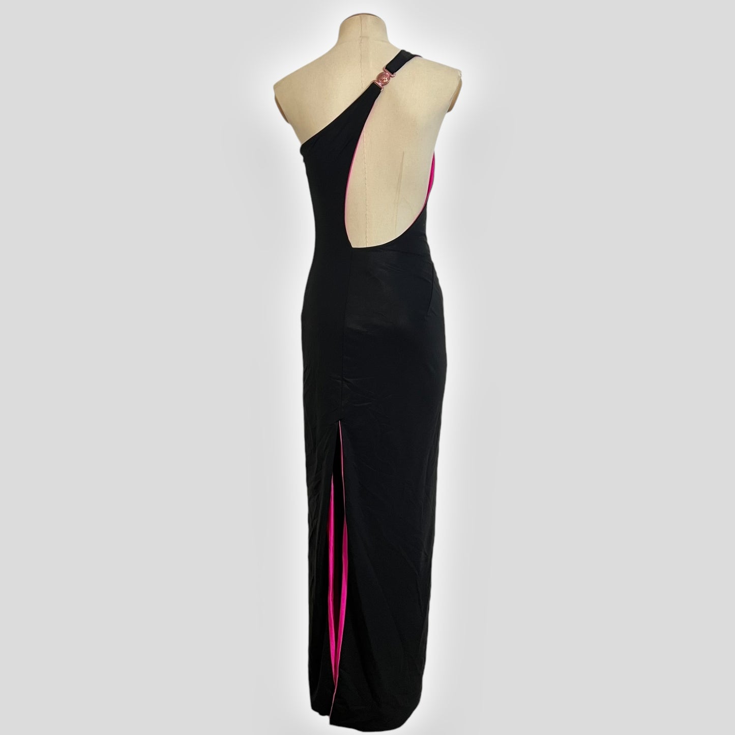 Gianni Versace S/S 1998 Runway Vintage Look Cutout Evening Gown