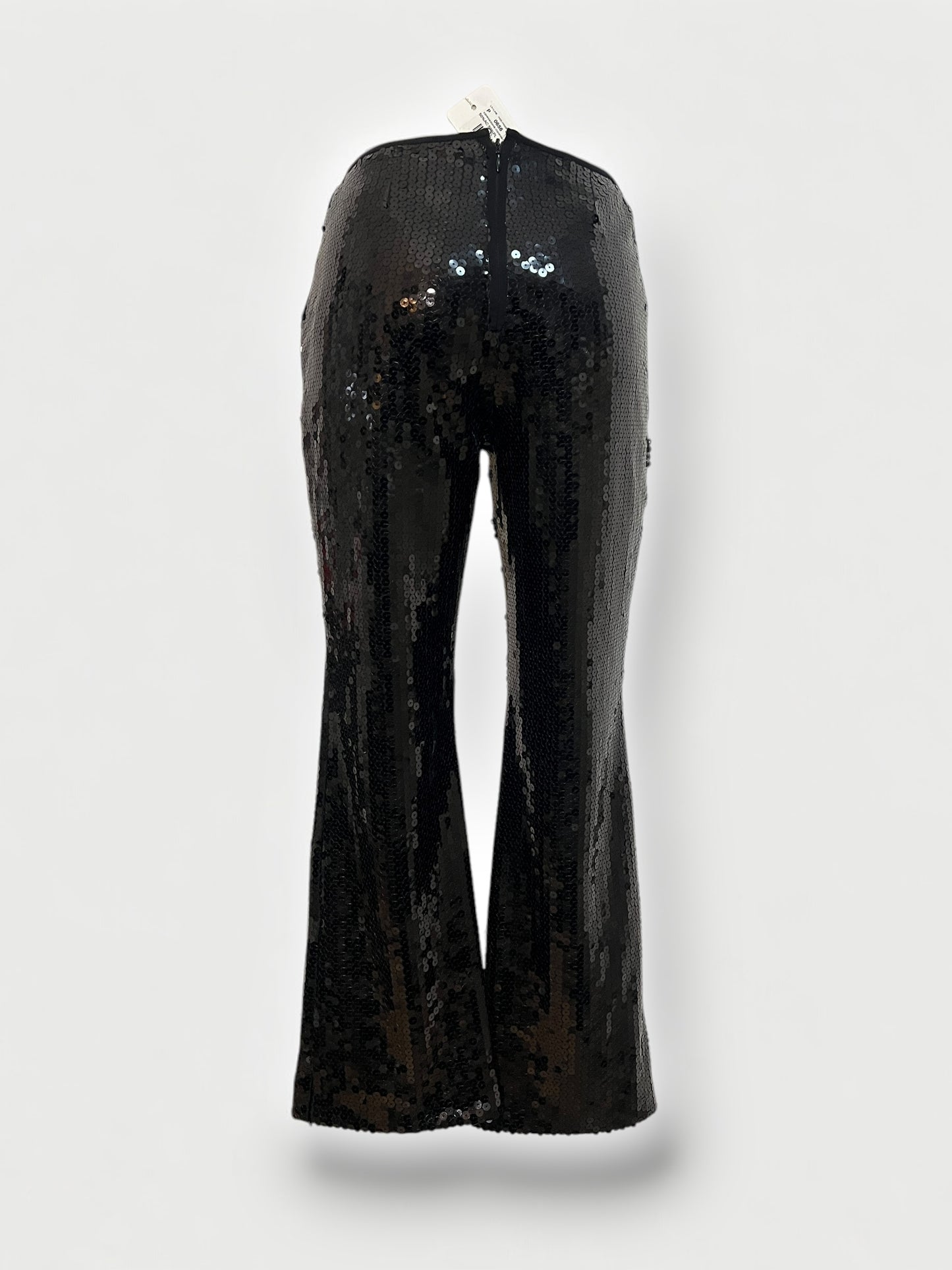 Vintage Dolce & Gabbana c. Spring/Summer 1999 Black Sequin Flared Pants