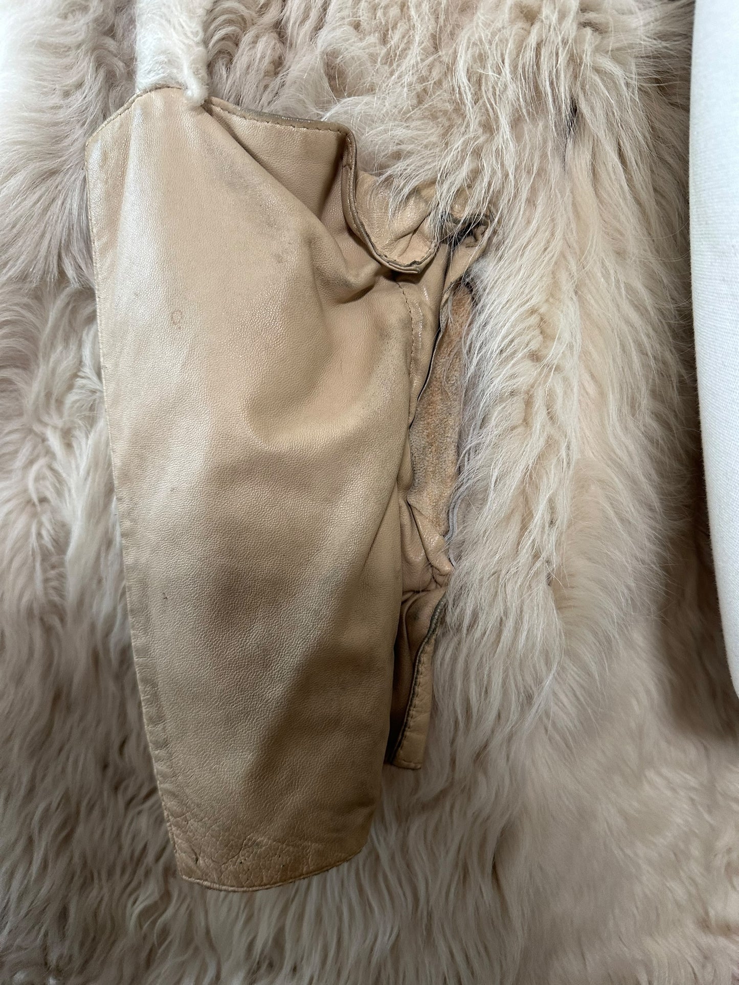 Vintage Gucci Shearling Long Coat