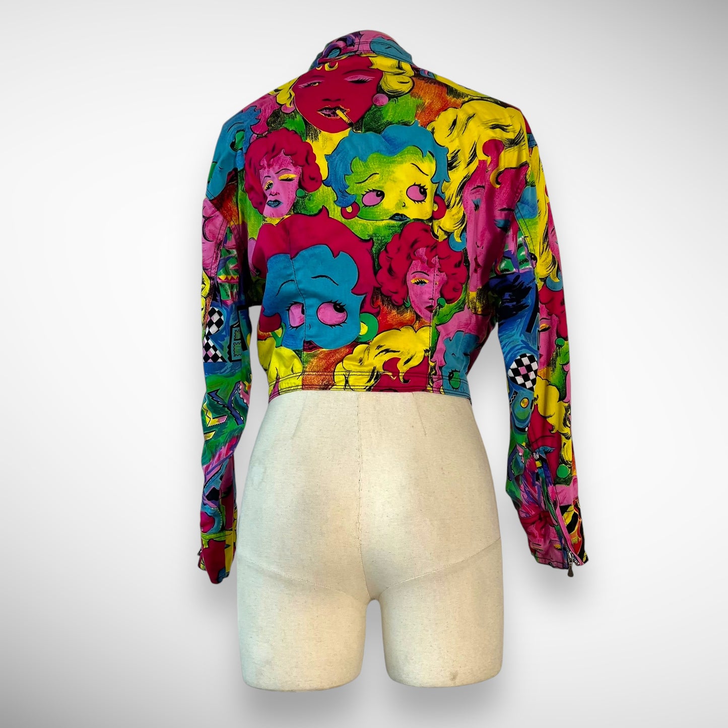 Gianni Versace Jeans Couture MARILYN Monroe / BETTY Boop bomber jacket