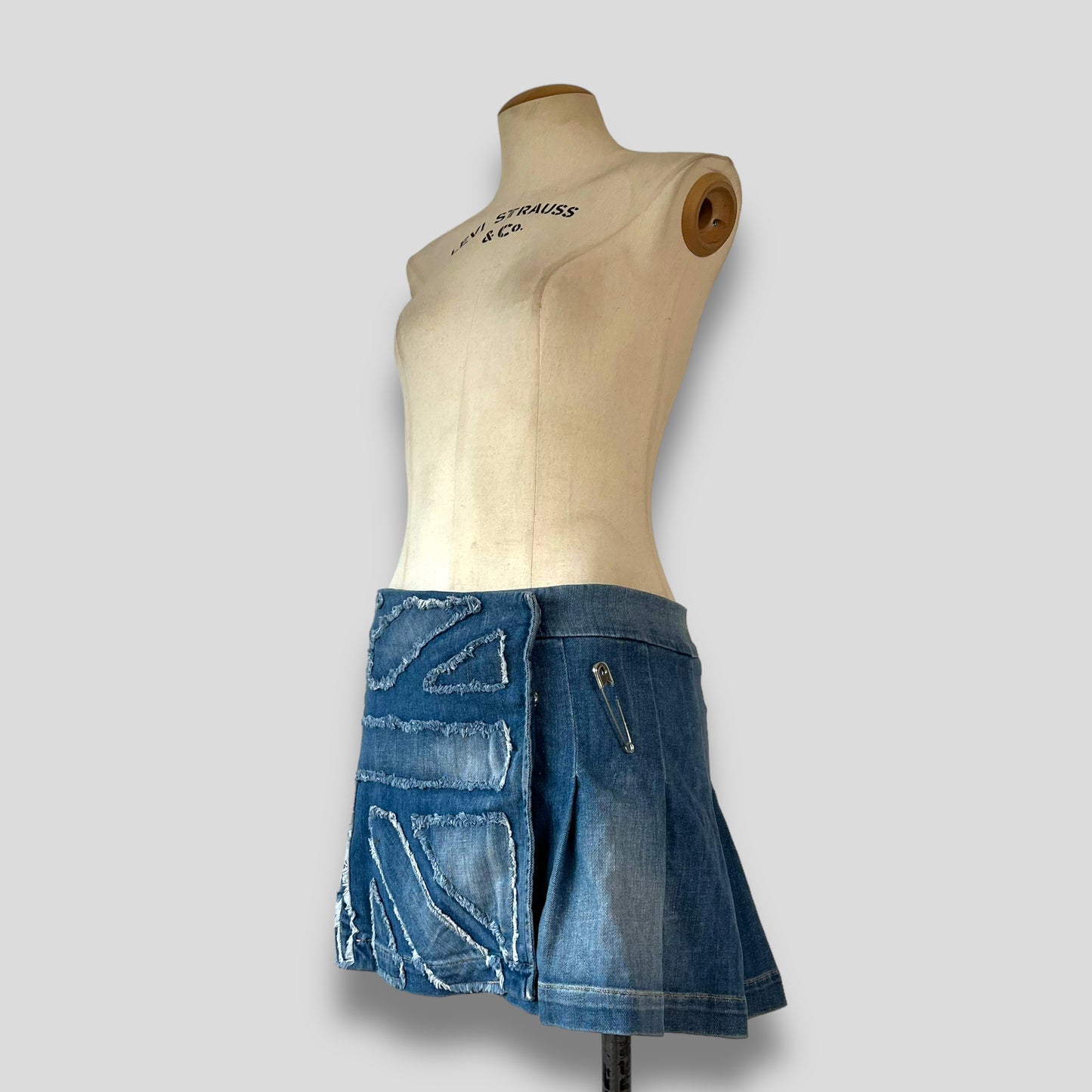 Fake London vintage Union Jack skirt