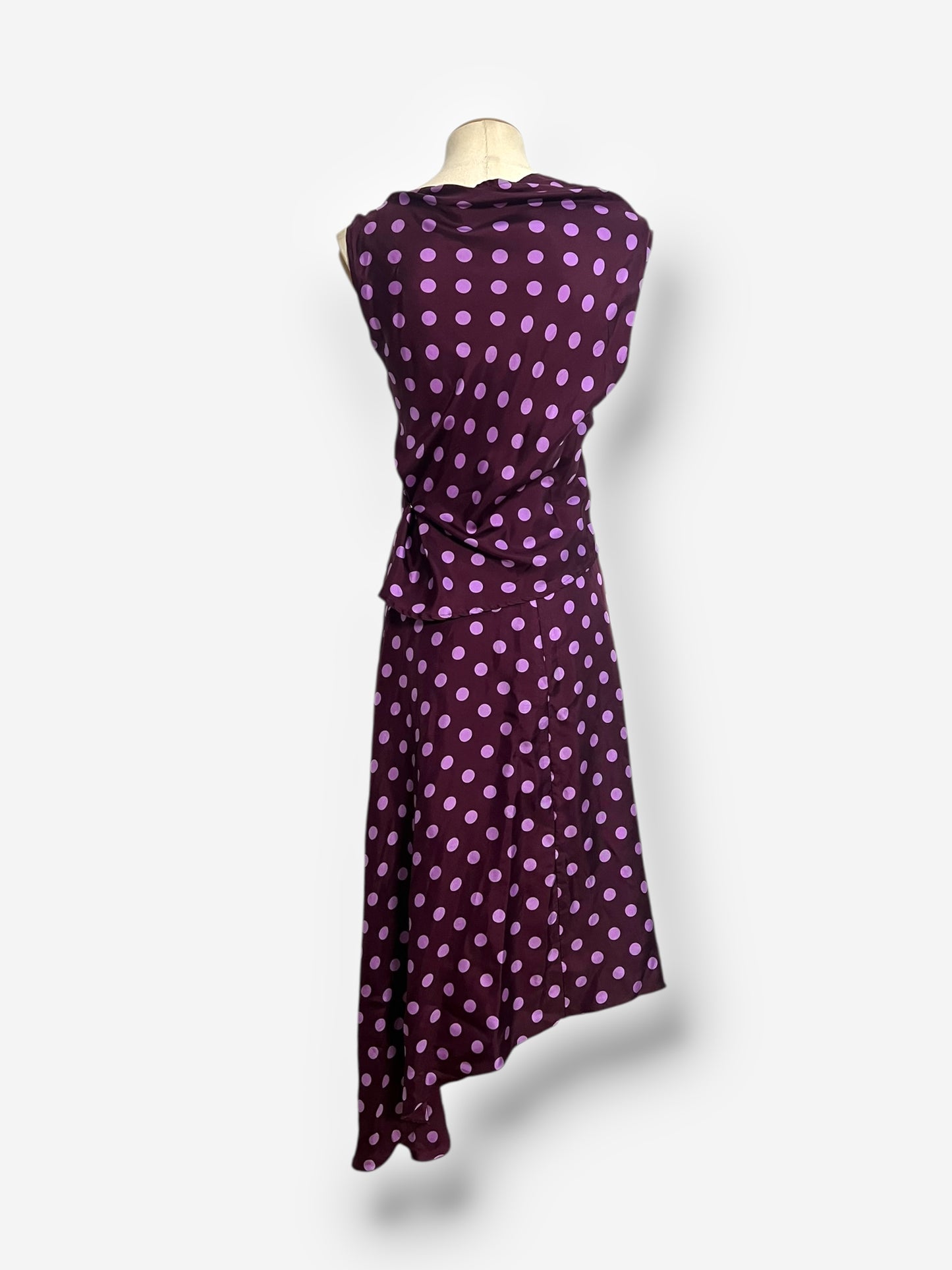 Joseph, 2000s polka dot silk ensemble
