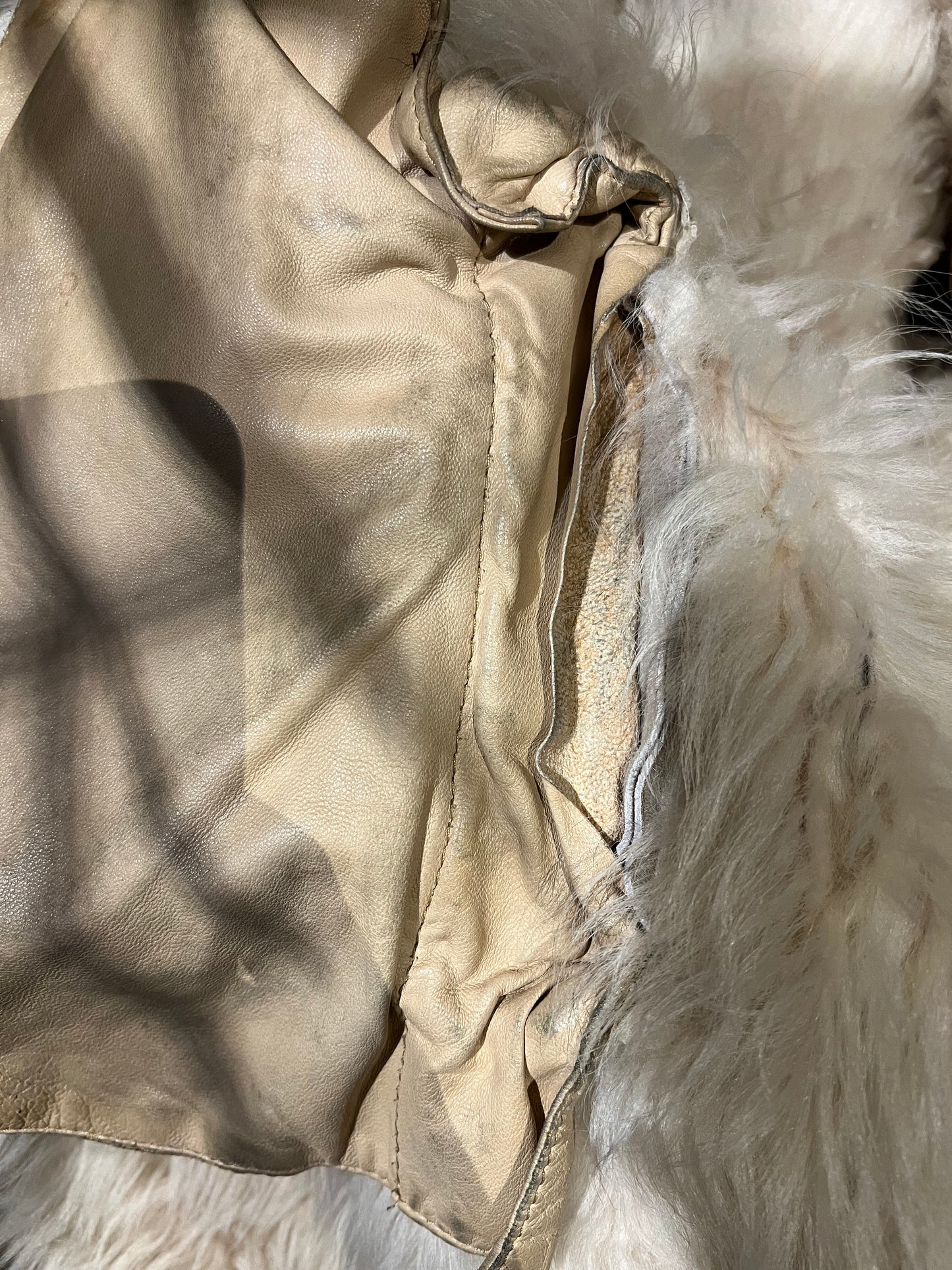 Vintage Gucci Shearling Long Coat