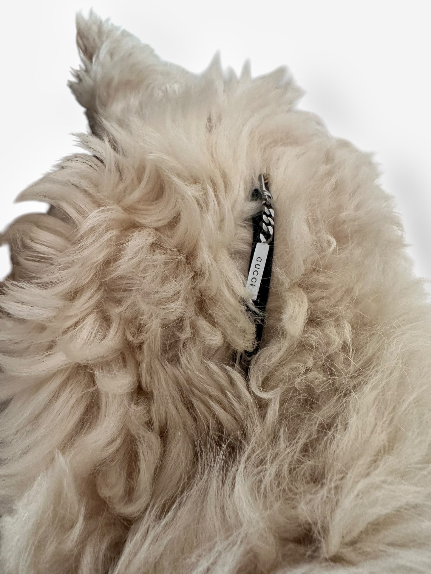 Vintage Gucci Shearling Long Coat