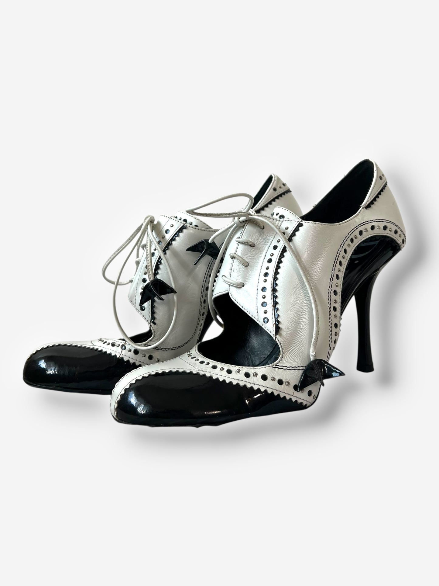 Christian Dior by John Galliano 2004 Spectator Patent Leather Pumps
