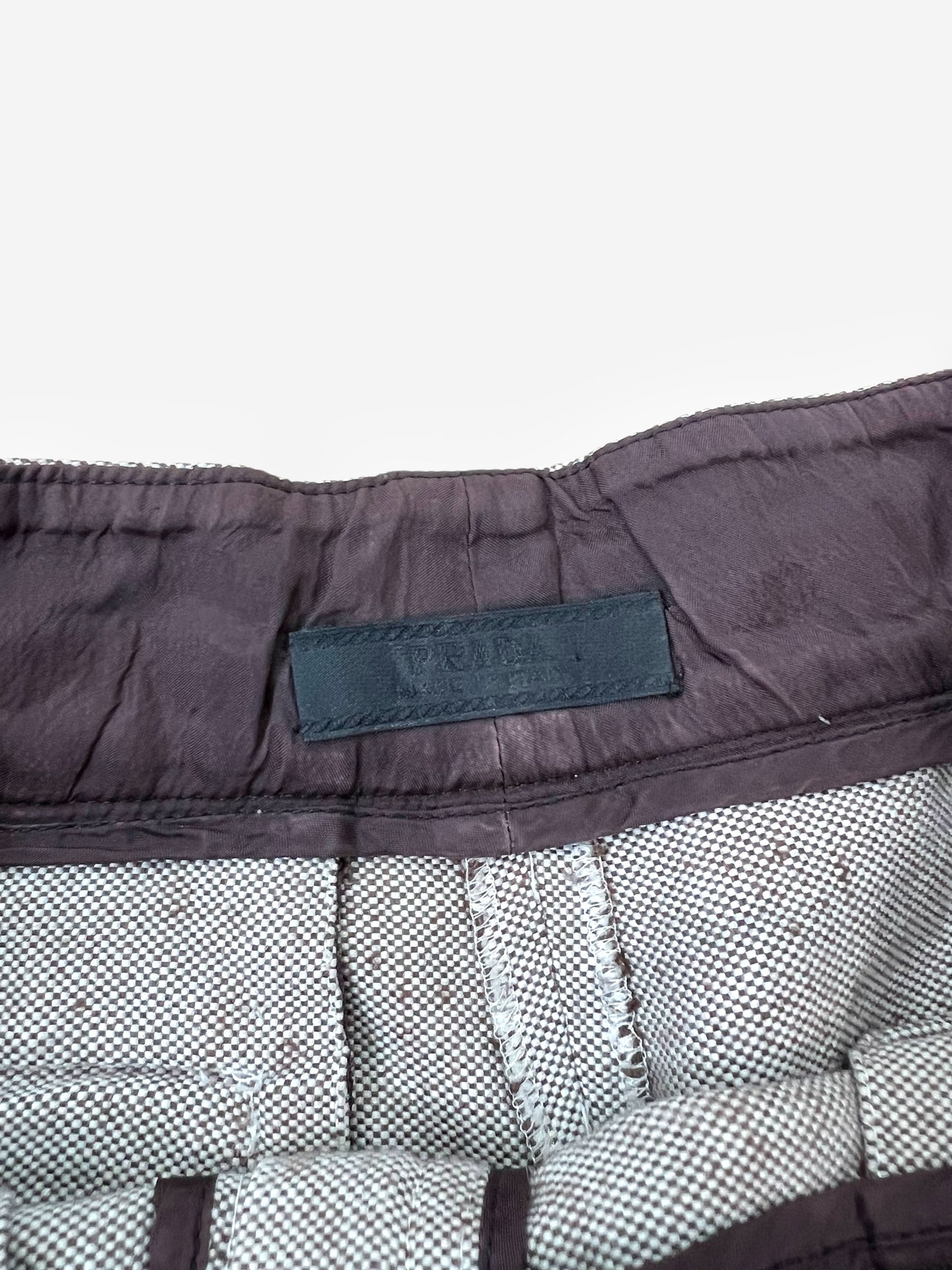 Prada S/S 1999 Runway Linen Shorts