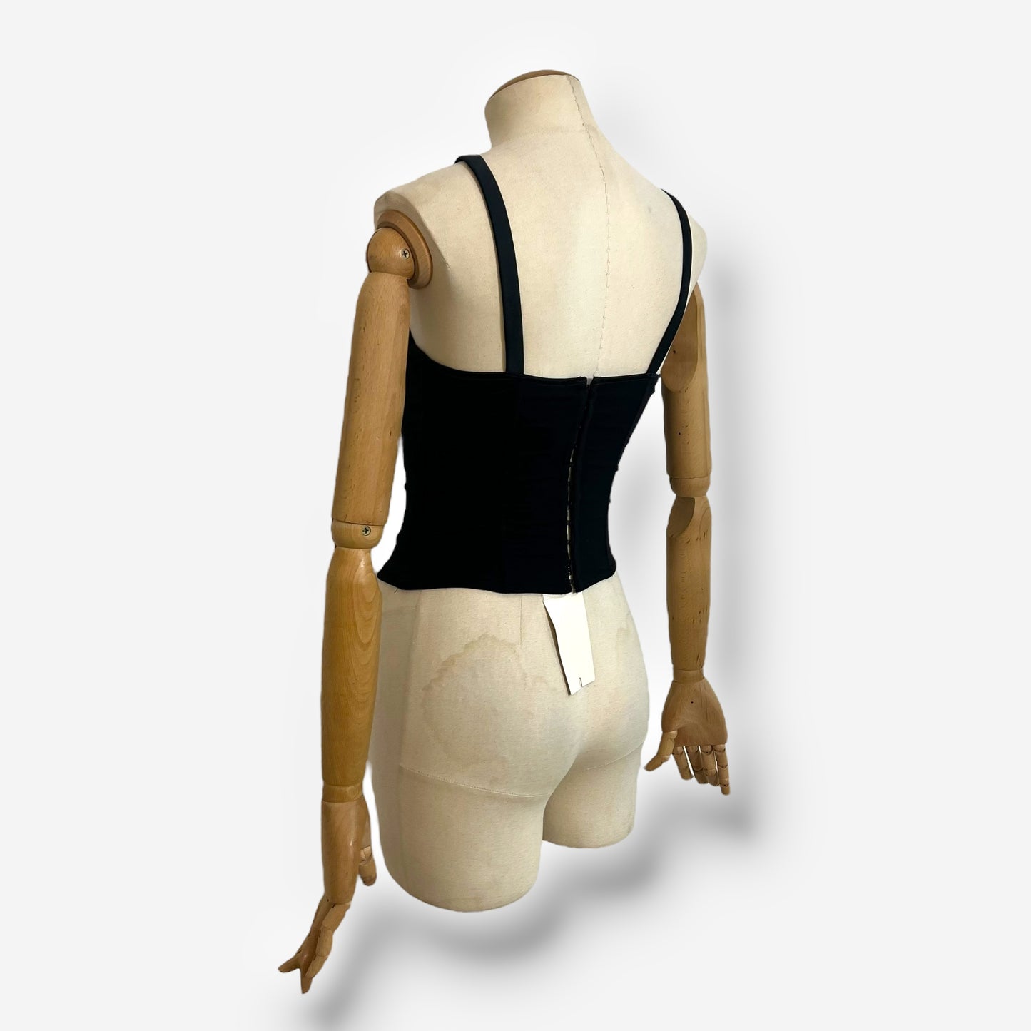 Gianni Versace, crystal bow corset top, early 2000s