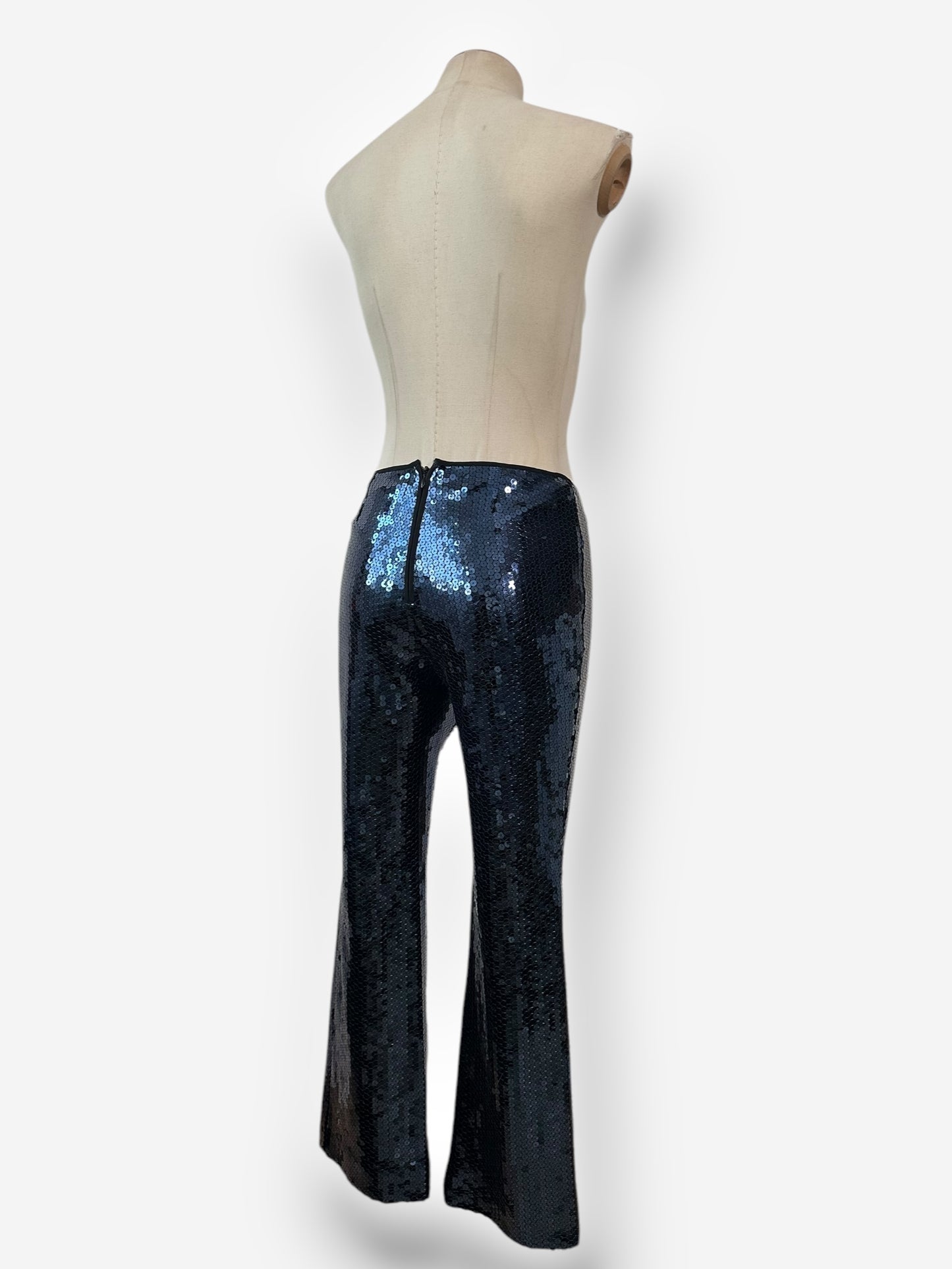 Dolce & Gabbana c1999 sequin pants (dark blue)