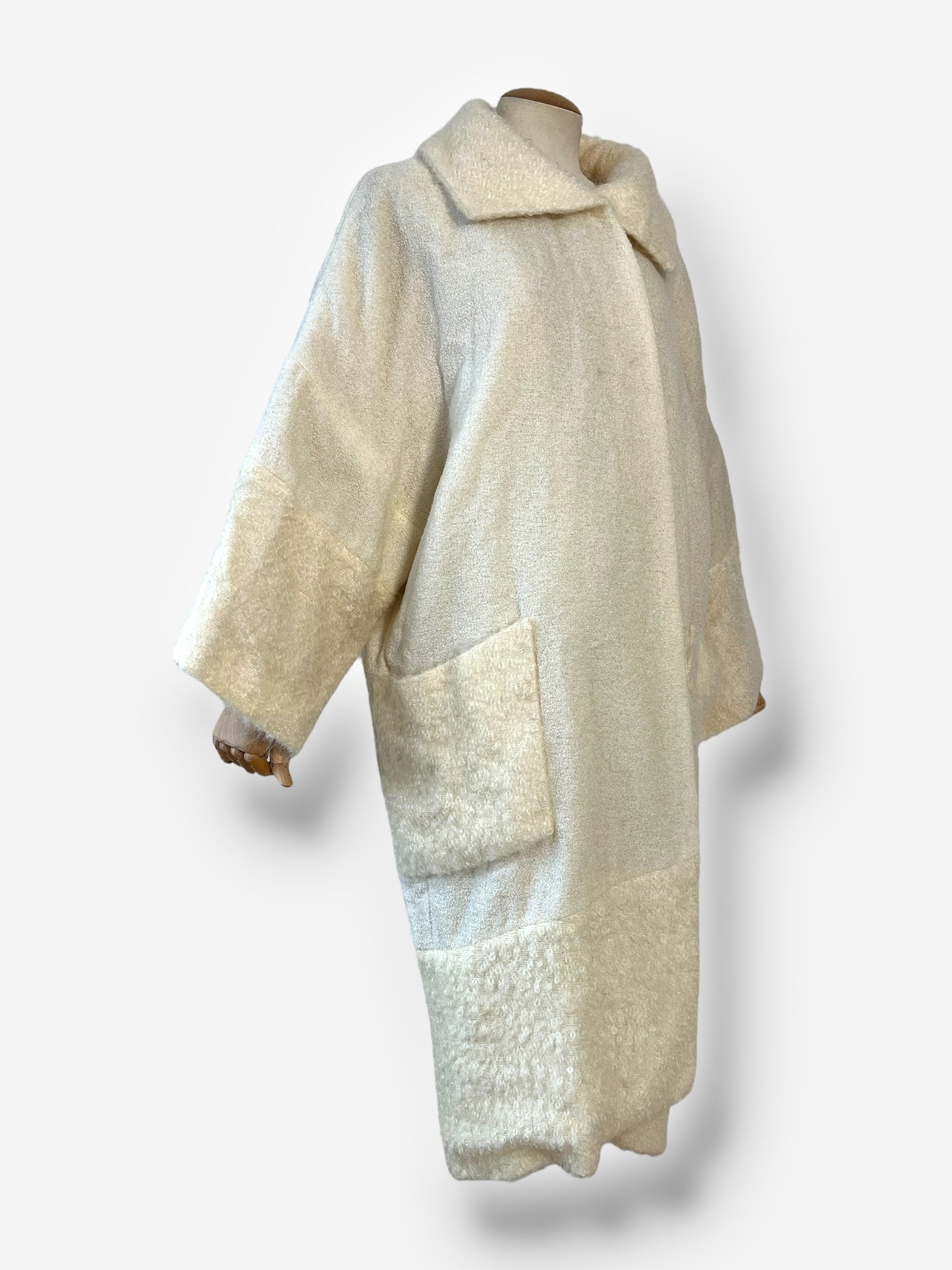 Dior by John Galliano 1999 Mohair and wool Fall Winter coat