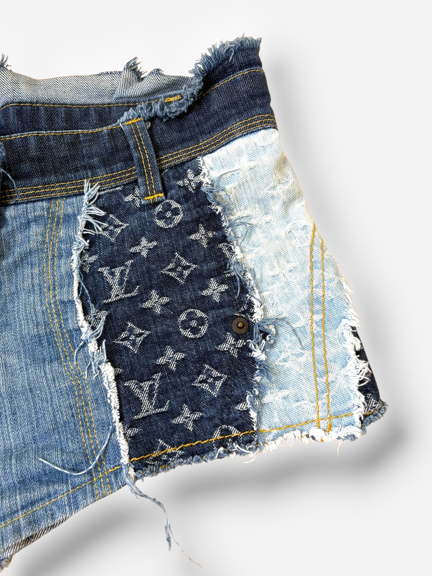 Louis Vuitton Patchwork Denim Shorts, 2007
