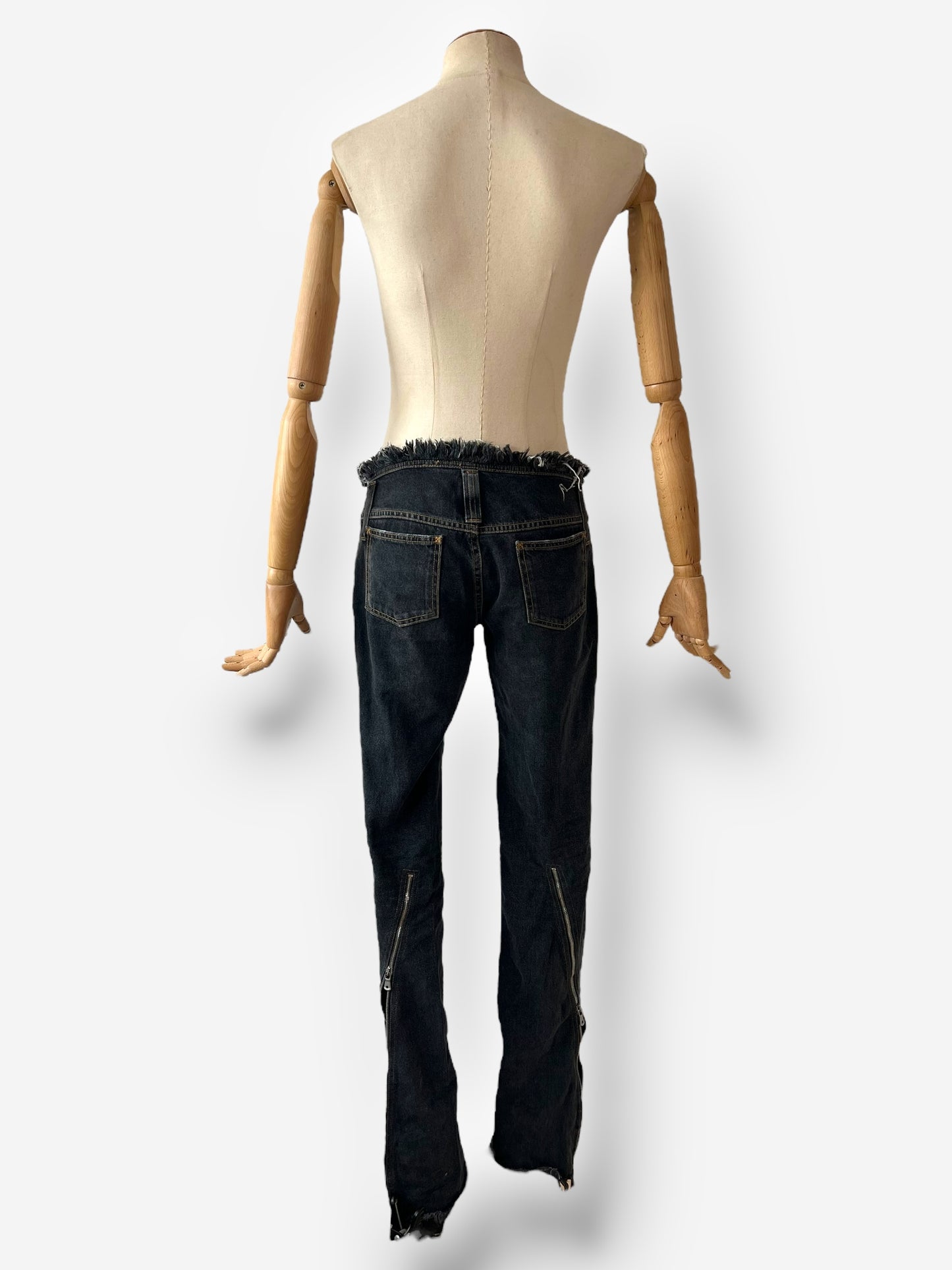 Dolce & Gabbana Spring/Summer 2003 Denim Zip-Up Pants